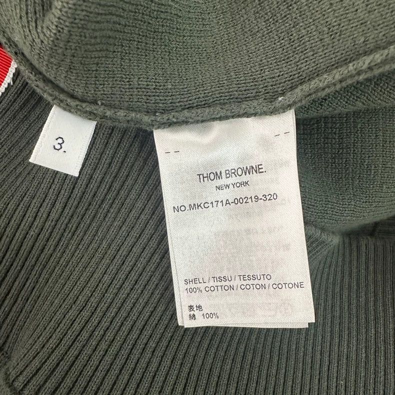 Thom Browne Thom browne Striped green knitwear 2503-Nextarrow Size US L / EU 52-54 / 3 - 4 Thumbnail