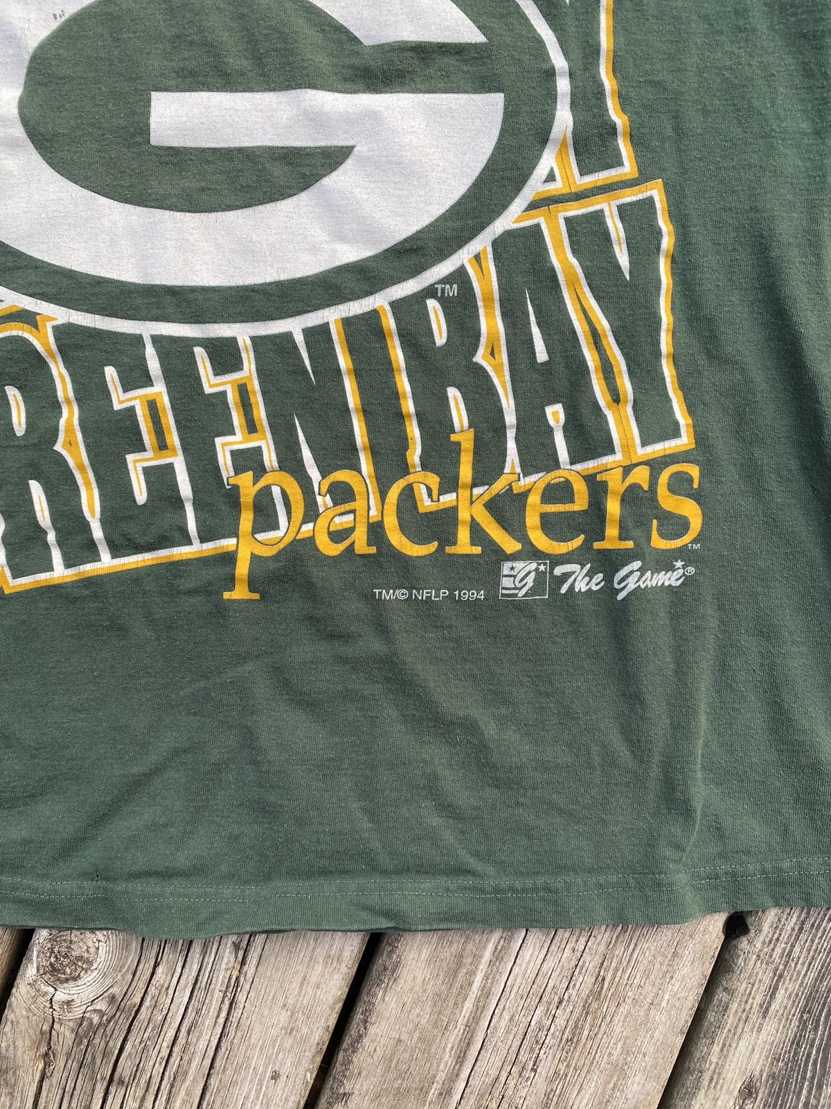 Vintage 90s Green Bay Packers big logo shirt sz L Size US L / EU 52-54 / 3 - 2 Thumbnail