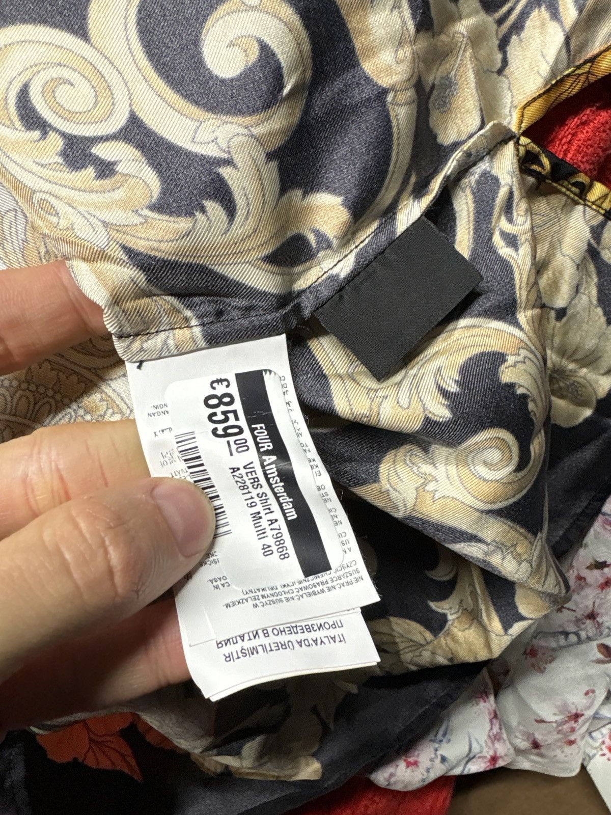 Versace Versace baroque print shirt Size US M / EU 48-50 / 2 - 4 Thumbnail
