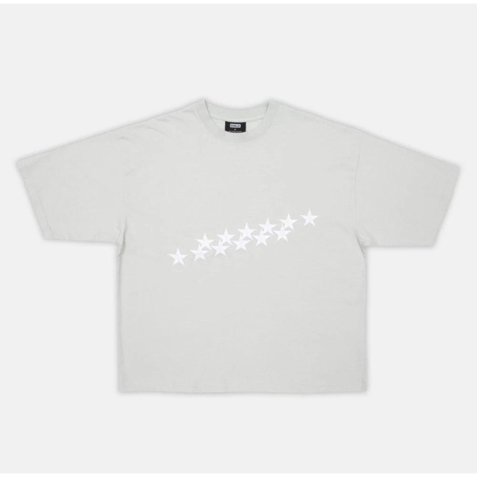Other Cold Culture Unisex Oversized stars Tee Pale Gray Size US S / EU 44-46 / 1 - 1 Thumbnail