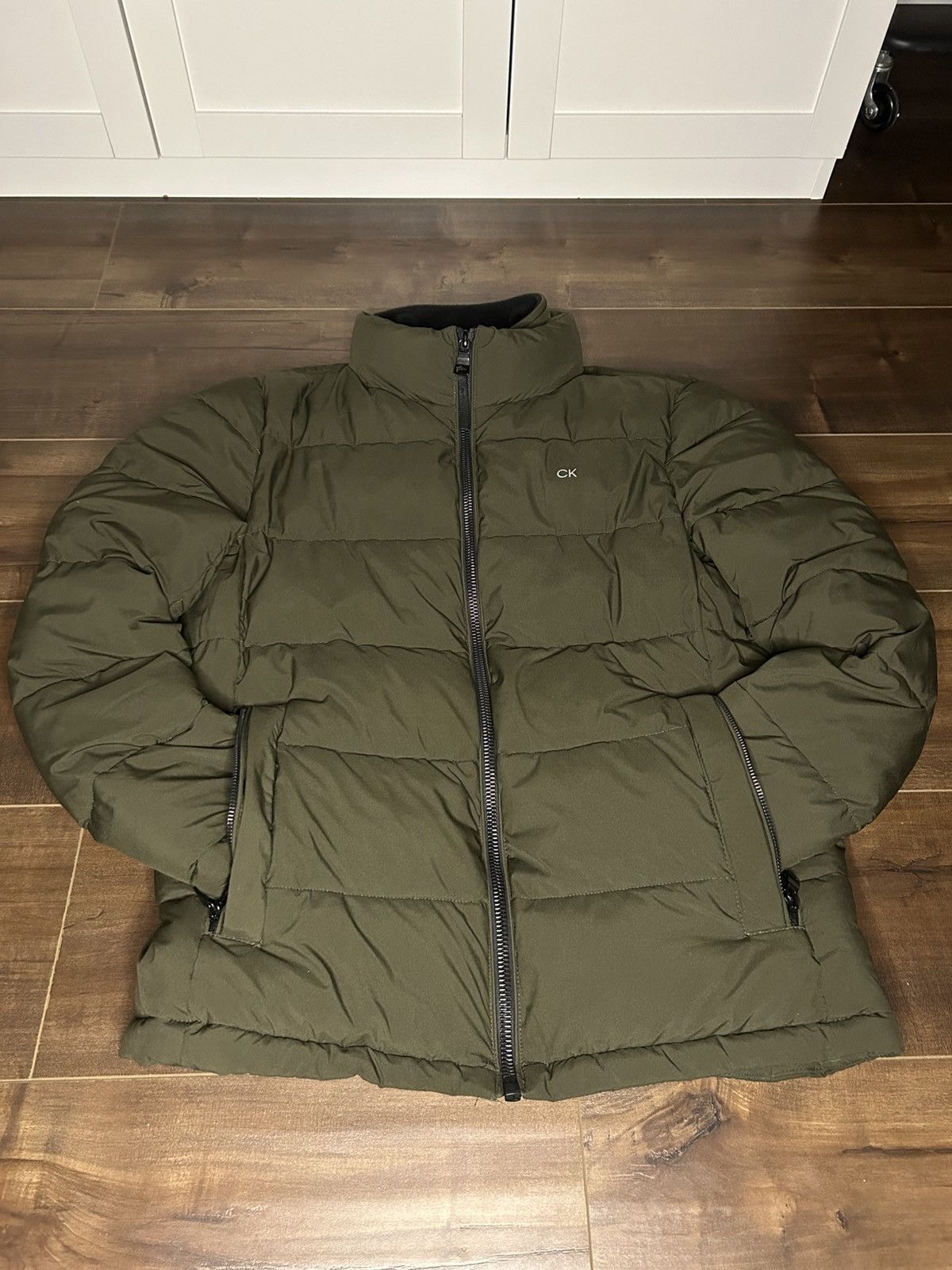 Calvin Klein Vintage Green Calvin Klein Puffer Size US S / EU 44-46 / 1 - 1 Thumbnail