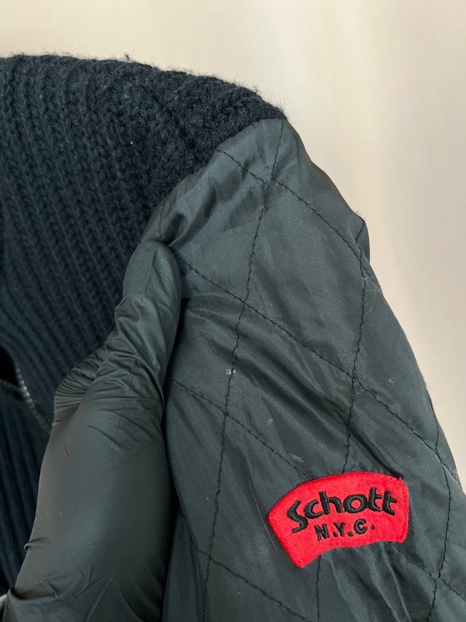 Schott Schott NYC Deep Pile Fleece Reversible Jacket Mens Size L Size US L / EU 52-54 / 3 - 17 Thumbnail