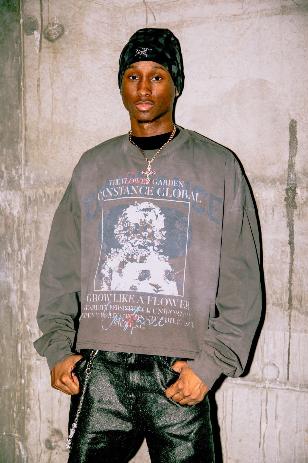 Japanese Brand Grey Constance Global "Flower Garden" Longsleeve Size US M / EU 48-50 / 2 - 3 Thumbnail