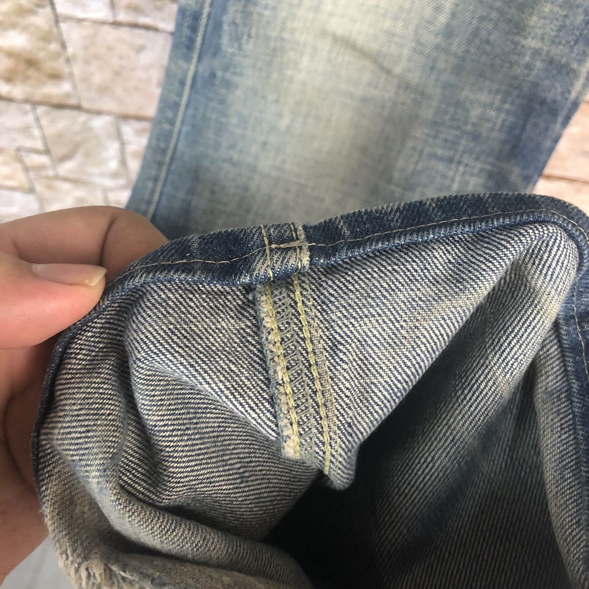 Diesel Diesel made in italy faded Blue ripped Denim Pants #A62 Size 28" / US 6 / IT 42 - 11 Thumbnail