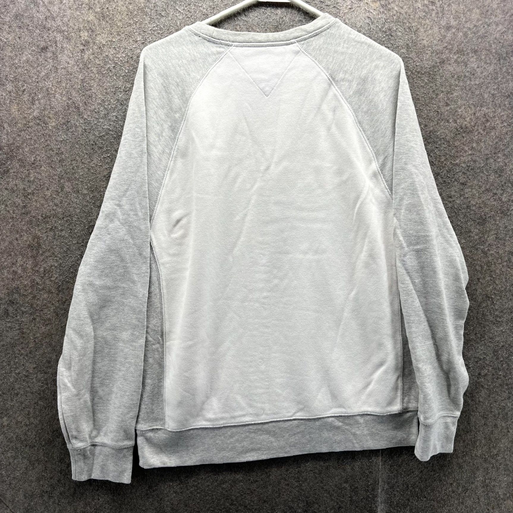 Tommy Hilfiger Tommy Hilfiger Sweatshirt Mens L Gray Raglan Crewneck Pullover Logo Knit Size US L / EU 52-54 / 3 - 7 Thumbnail