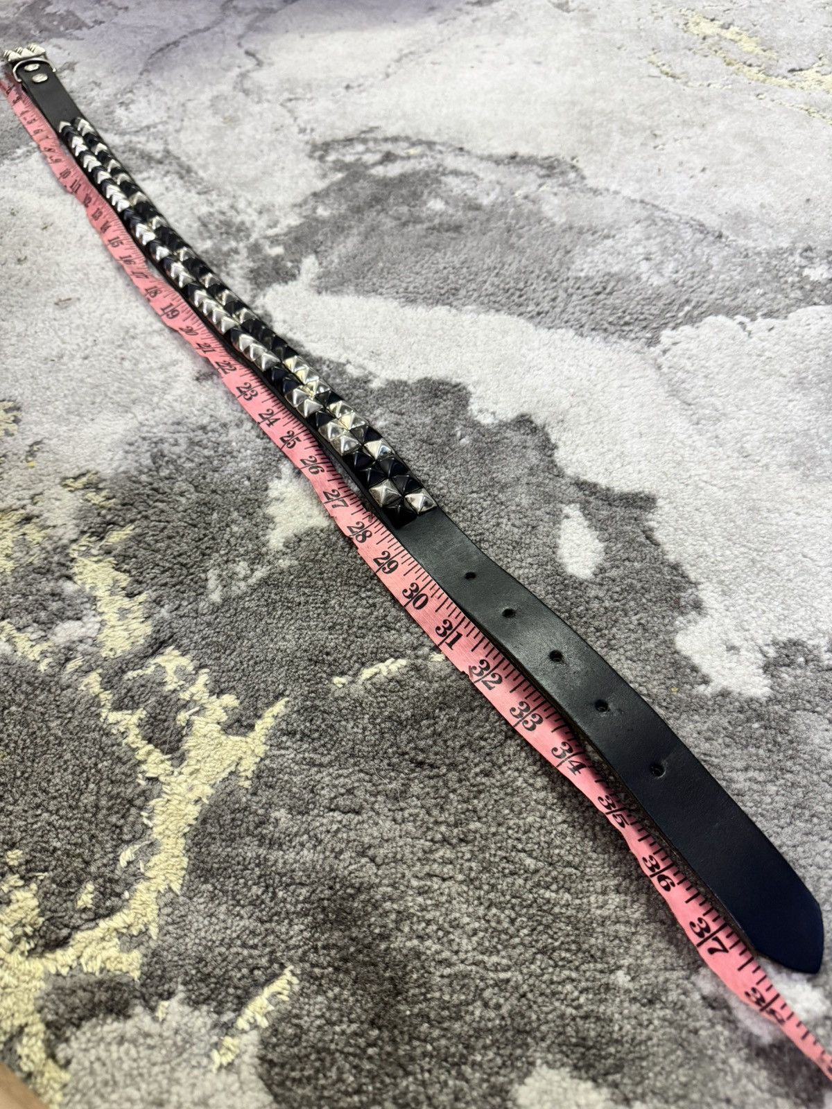 foot the coacher WENDY'S X FOOT THE COACHER STUDDED LEATHER BELT Size 40 - 2 Thumbnail