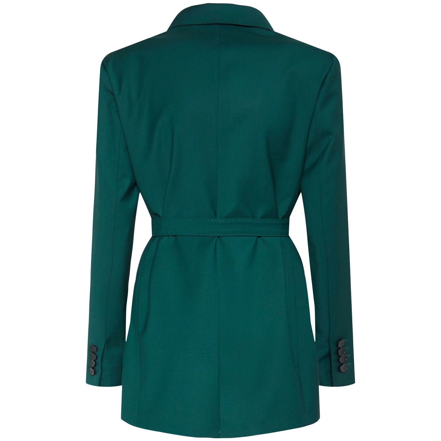 Max Mara MAX MARA Talento Dark Green Wool Blazer Jacket New & Authent Size L / US 10 / IT 46 - 2 Thumbnail
