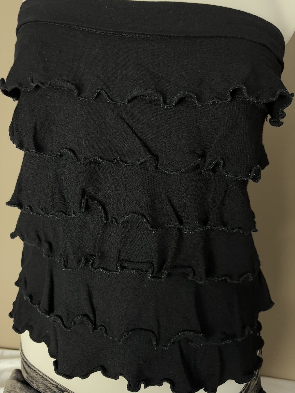 Japanese Brand × Vintage Vintage ruffles tank top y2k style Size S / US 4 / IT 40 - 7 Thumbnail