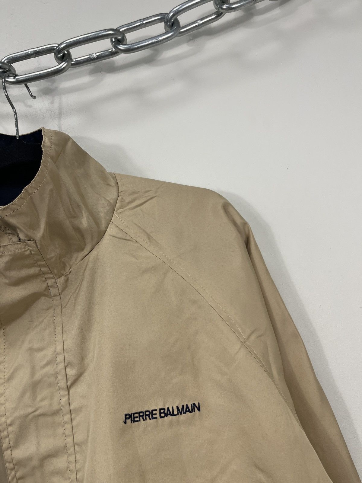 Pierre Balmain Vintage Pierre Balmain 90s Rare Luxury Windbreaker Jacket Size US XL / EU 56 / 4 - 4 Thumbnail