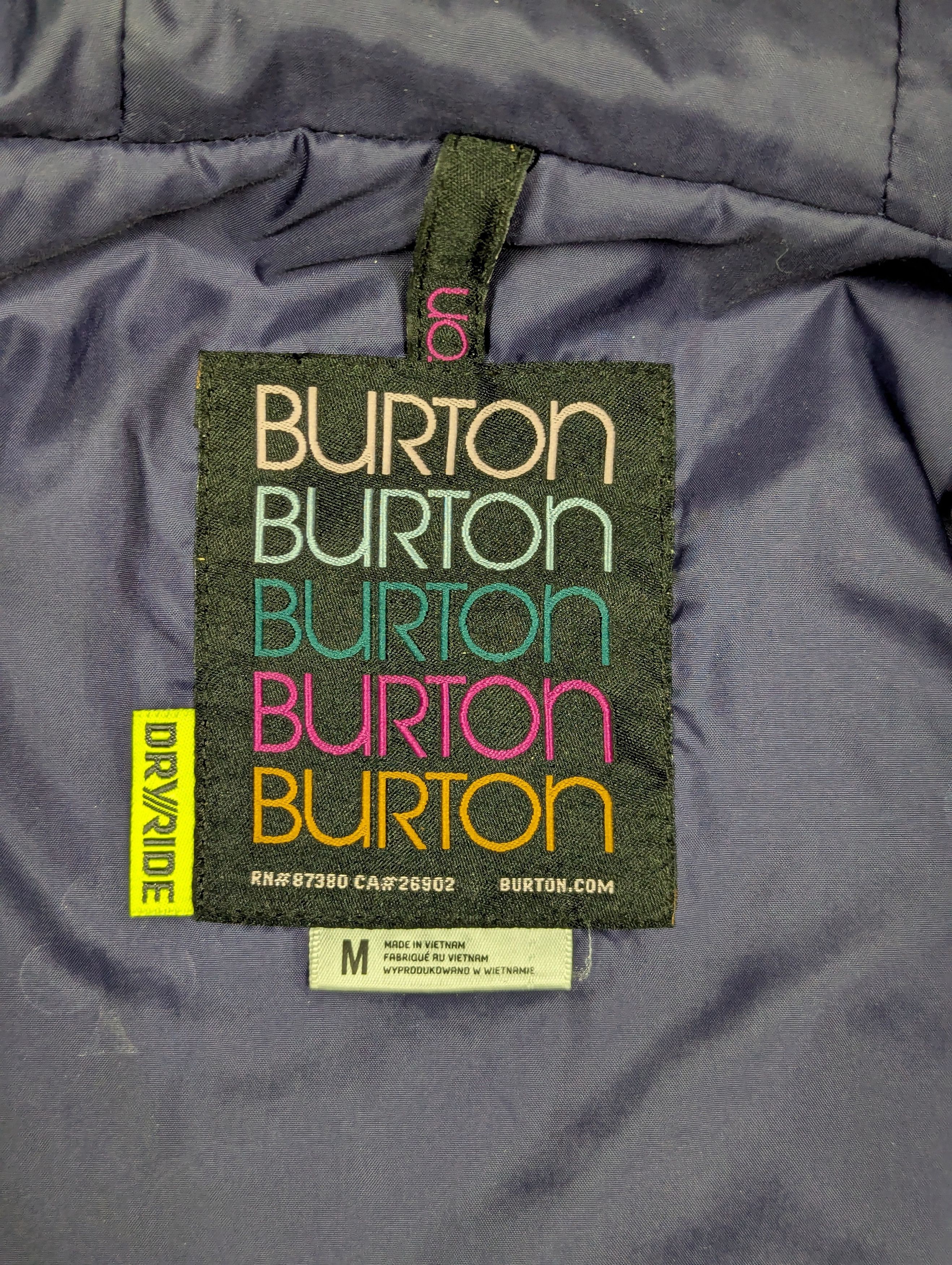 Burton × Vintage BURTON DryRide Women's Ski Gorpcore Dark Green Jacket Size M / US 6-8 / IT 42-44 - 12 Thumbnail