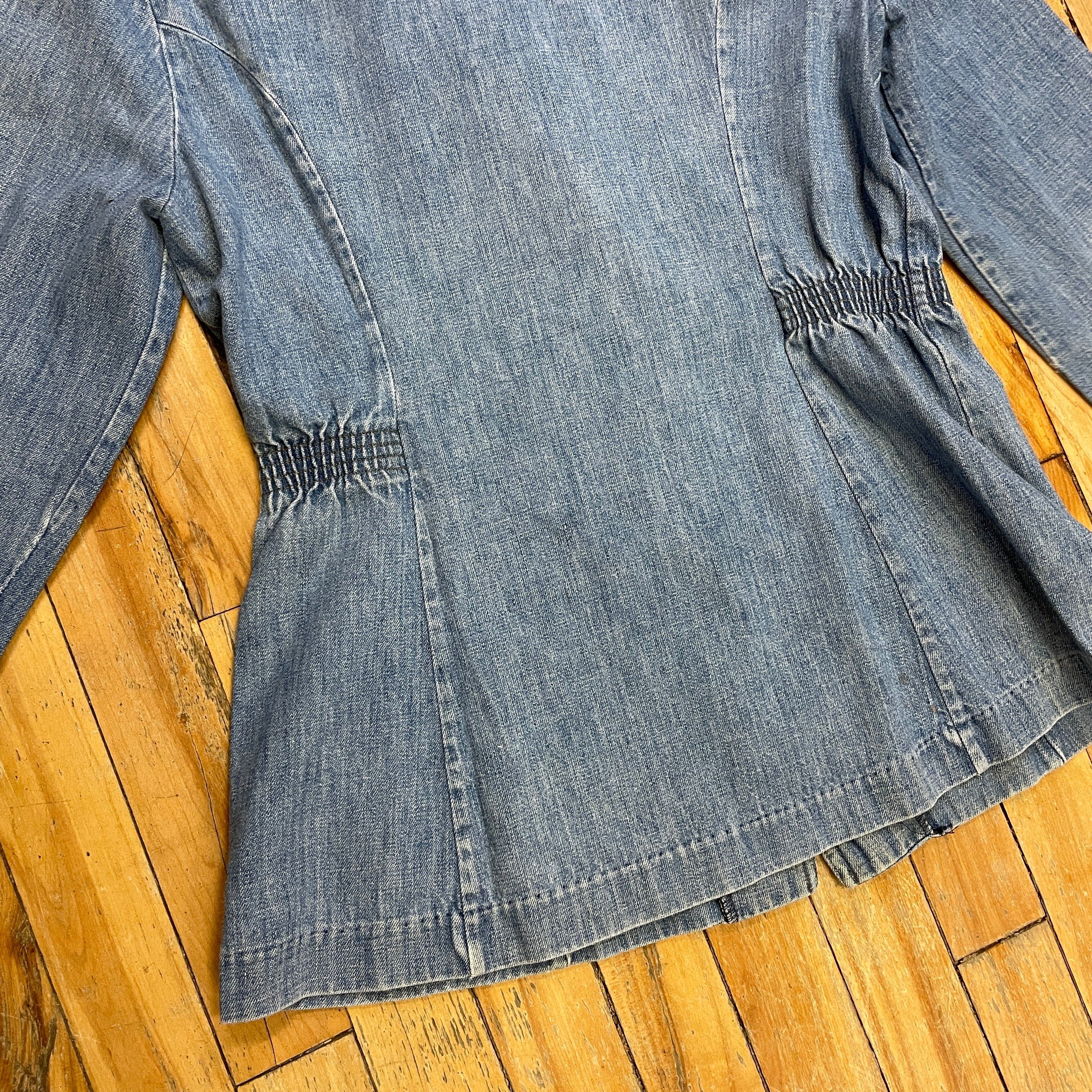 Levi's Amazing Rare 70s Levi's Orange Tab Vintage Denim Jacket With Elasticated Waist Size S Size S / US 4 / IT 40 - 5 Thumbnail
