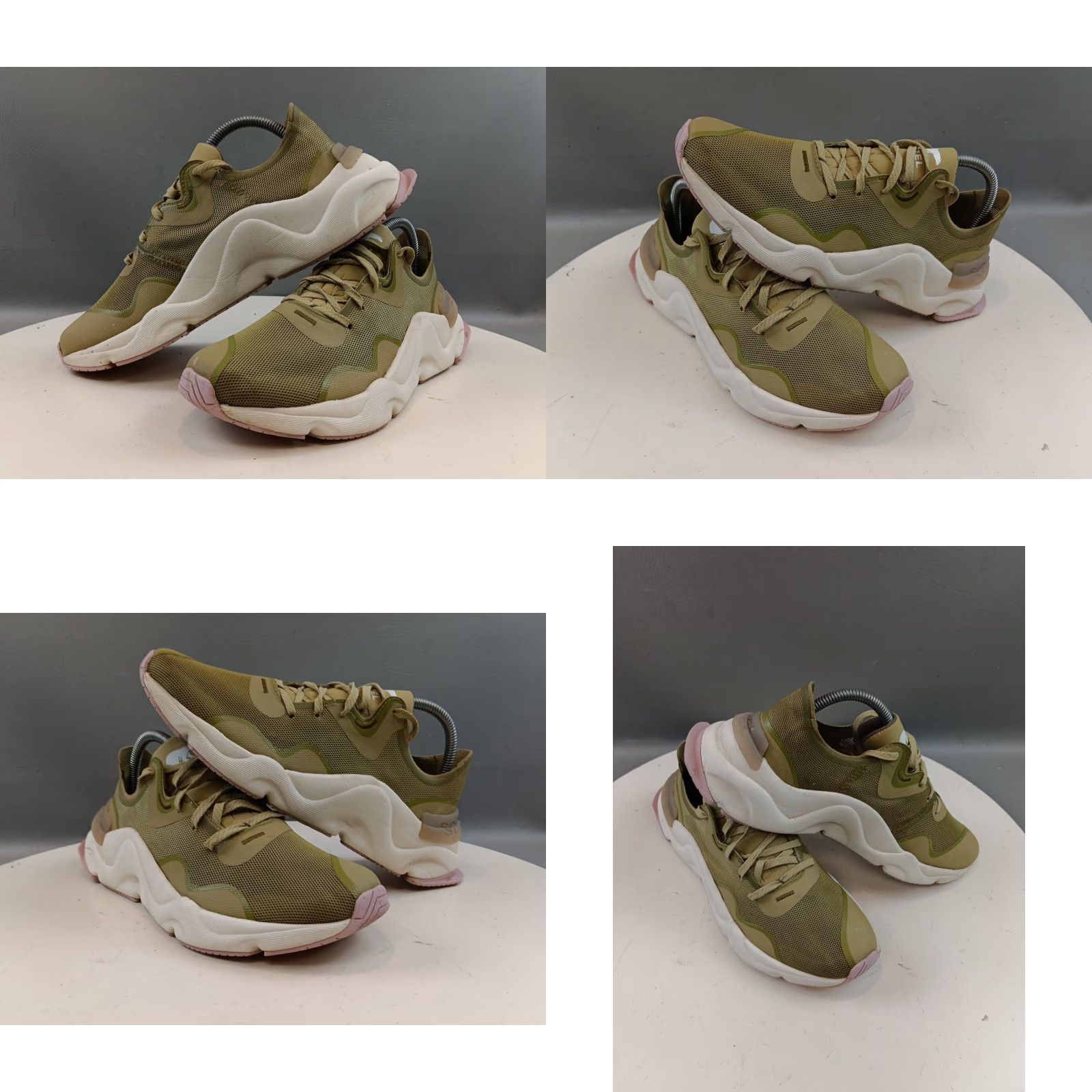 SOREL Sorel Womens Kinetic LACE ECO SNEAKER Green Light US 9.5 NL4699-358 Size US 10 / IT 40 - 10 Thumbnail