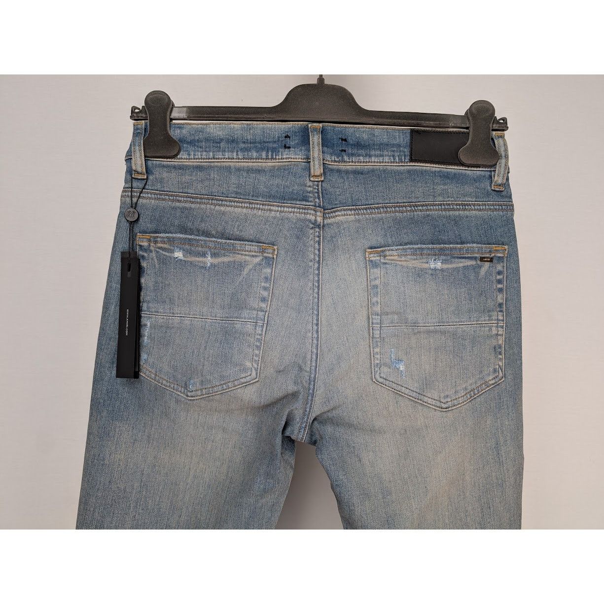 Amiri o1rshd1 Q:2 / Denim Repair Thrasher Jeans in Clay Indigo Size US 32 / EU 48 - 18 Thumbnail