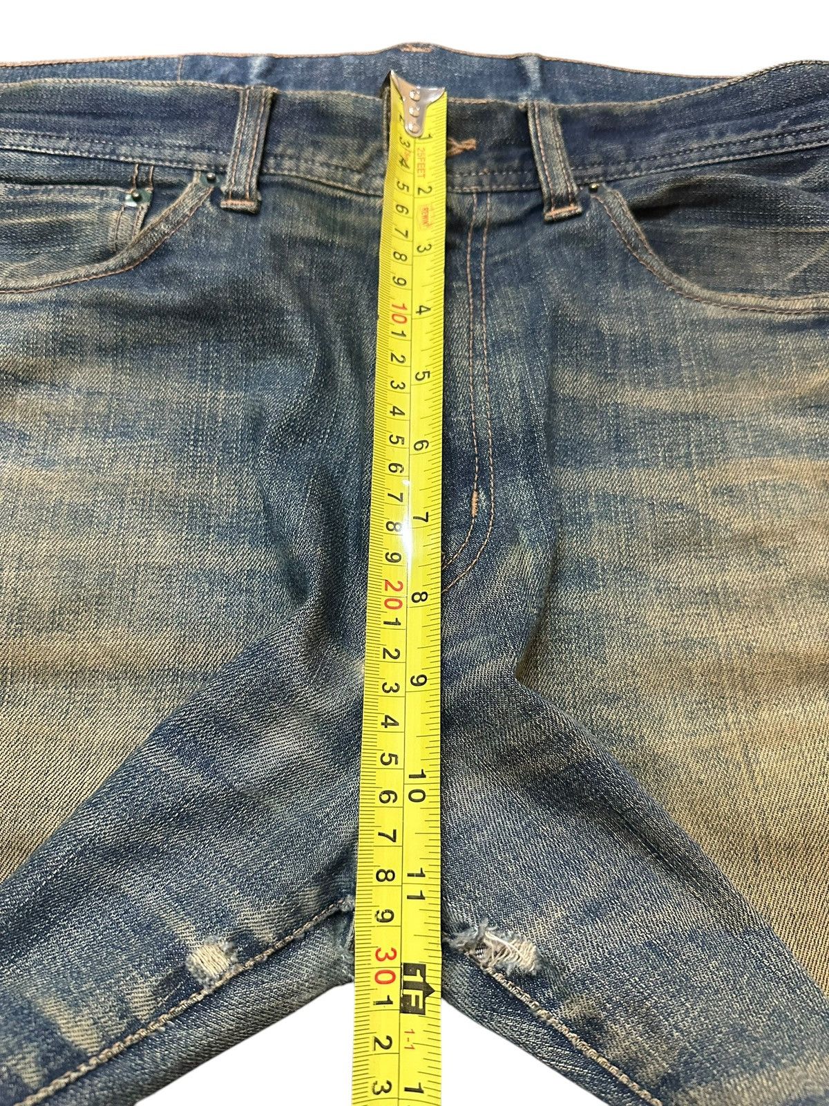 ABAHOUSE Vintage Japanese Abahouse Mud Wash Style Jeans Size US 33 - 16 Thumbnail