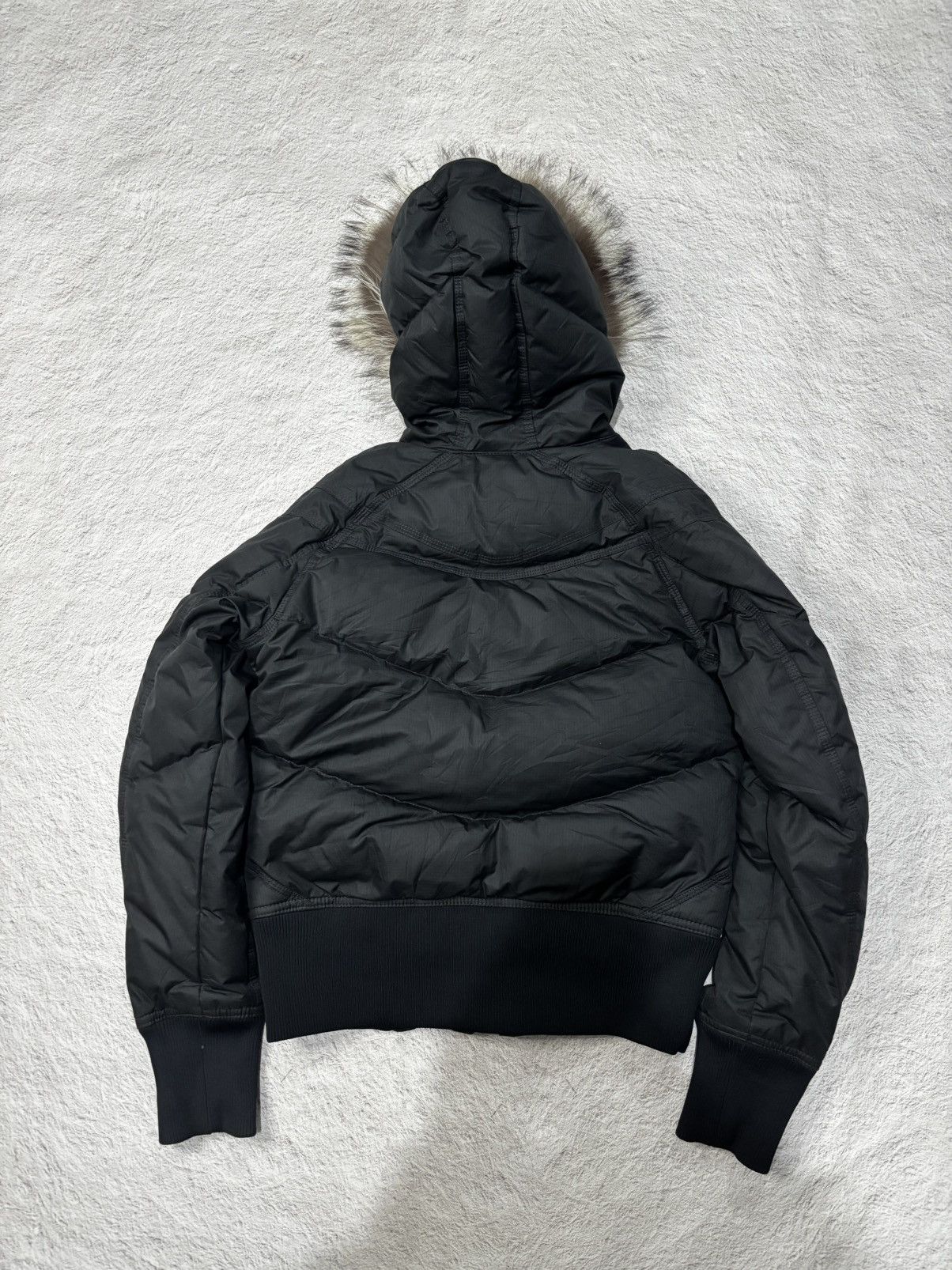 Nike Nike fur jacket hooded black Size US S / EU 44-46 / 1 - 4 Thumbnail