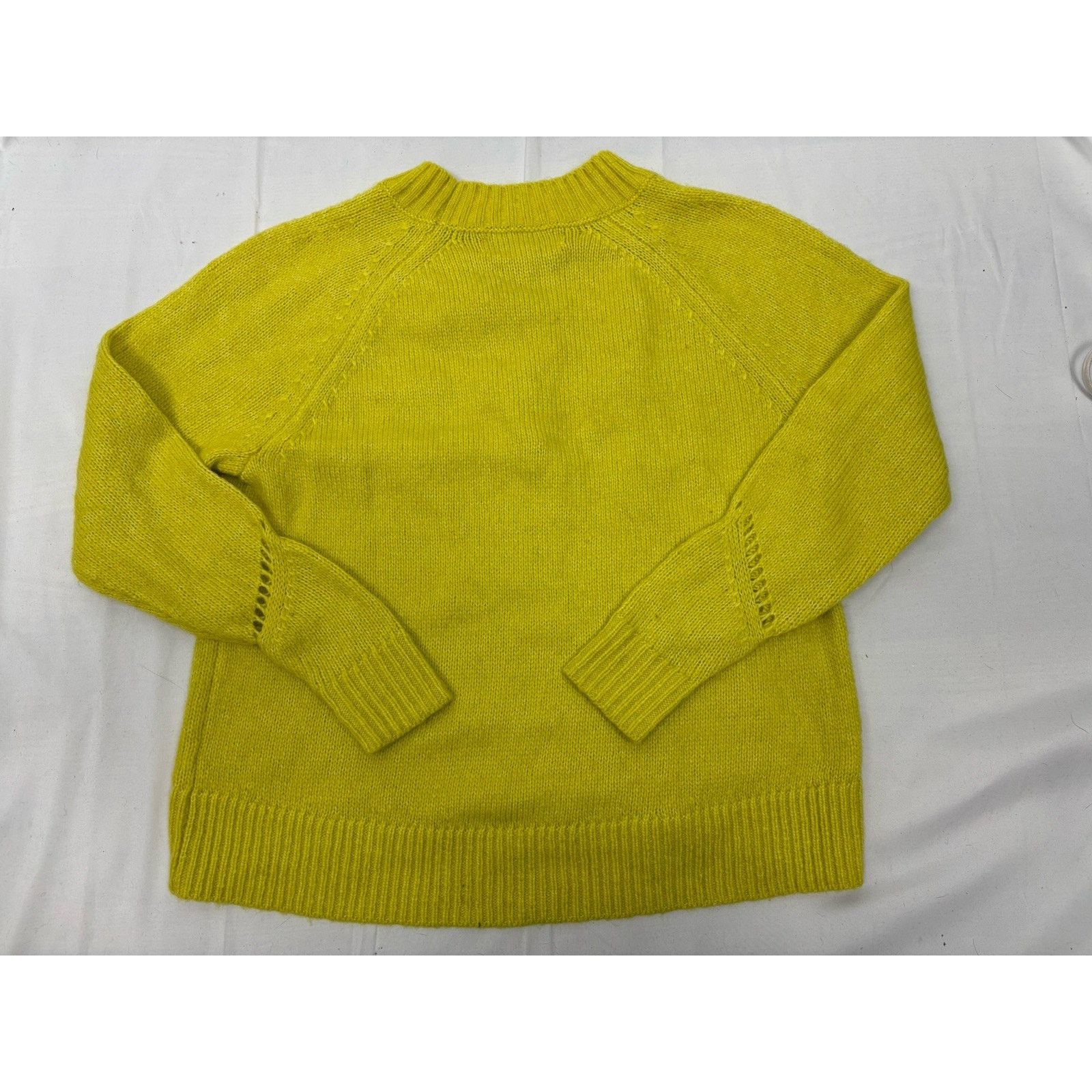 Loft LOFT Ann Taylor Pointelle Women's Long Sleeve Sweater XSP Size XS / US 0-2 / IT 36-38 - 6 Thumbnail