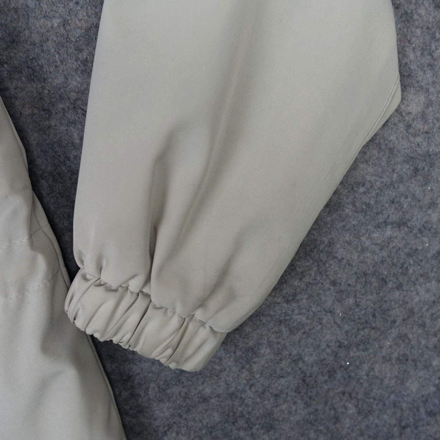 Vintage Larry Levine Jacket Womens Small Beige Rain Coat Parka Utility Sport Military Hooded Pockets Lined Long Sleeve Casual Travel Womens Size S Beige Size S / US 4 / IT 40 - 5 Thumbnail