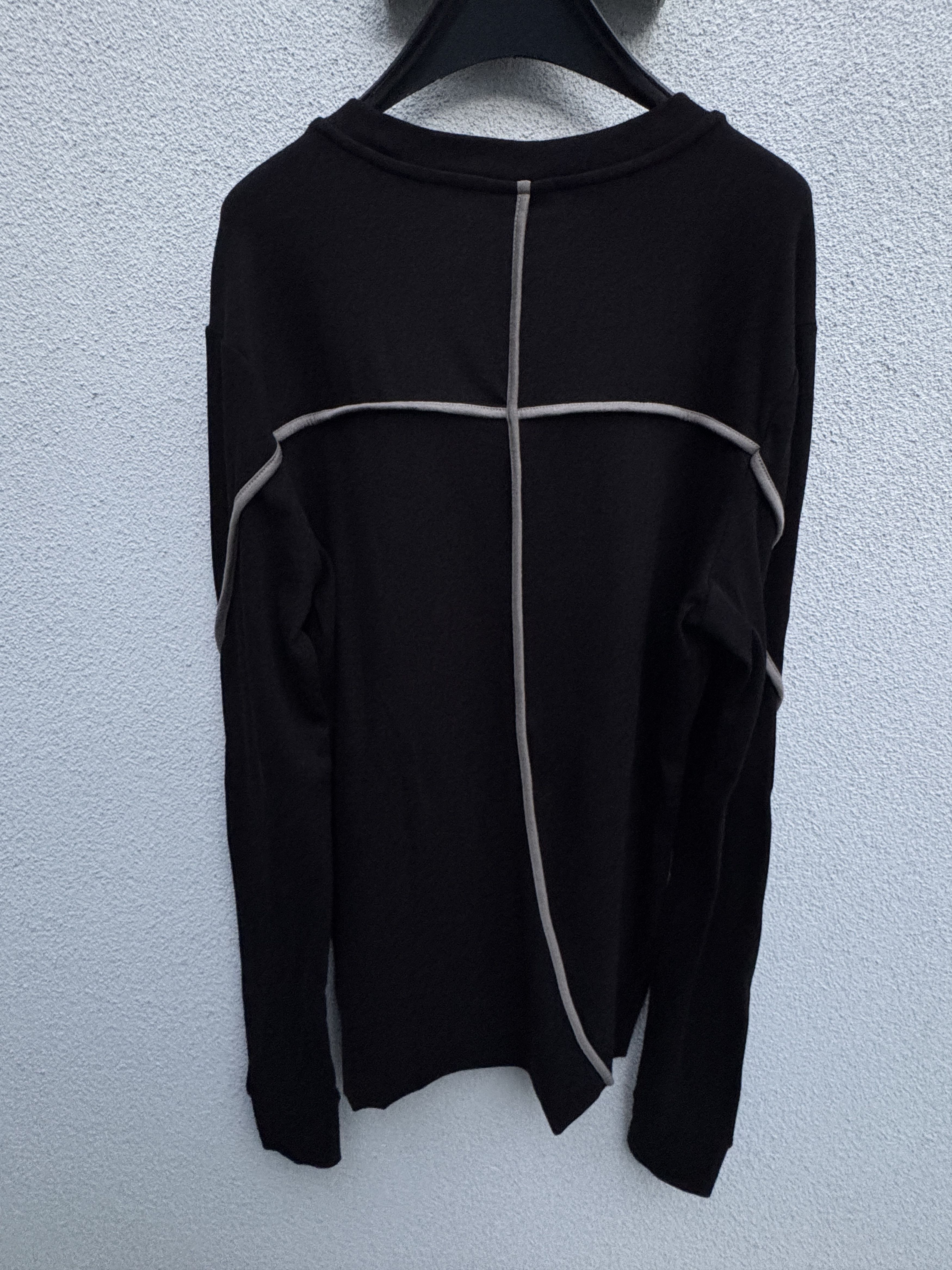 Thom Krom Thom Krom Black Longsleeve Cotton Sweater M Size US M / EU 48-50 / 2 - 3 Thumbnail