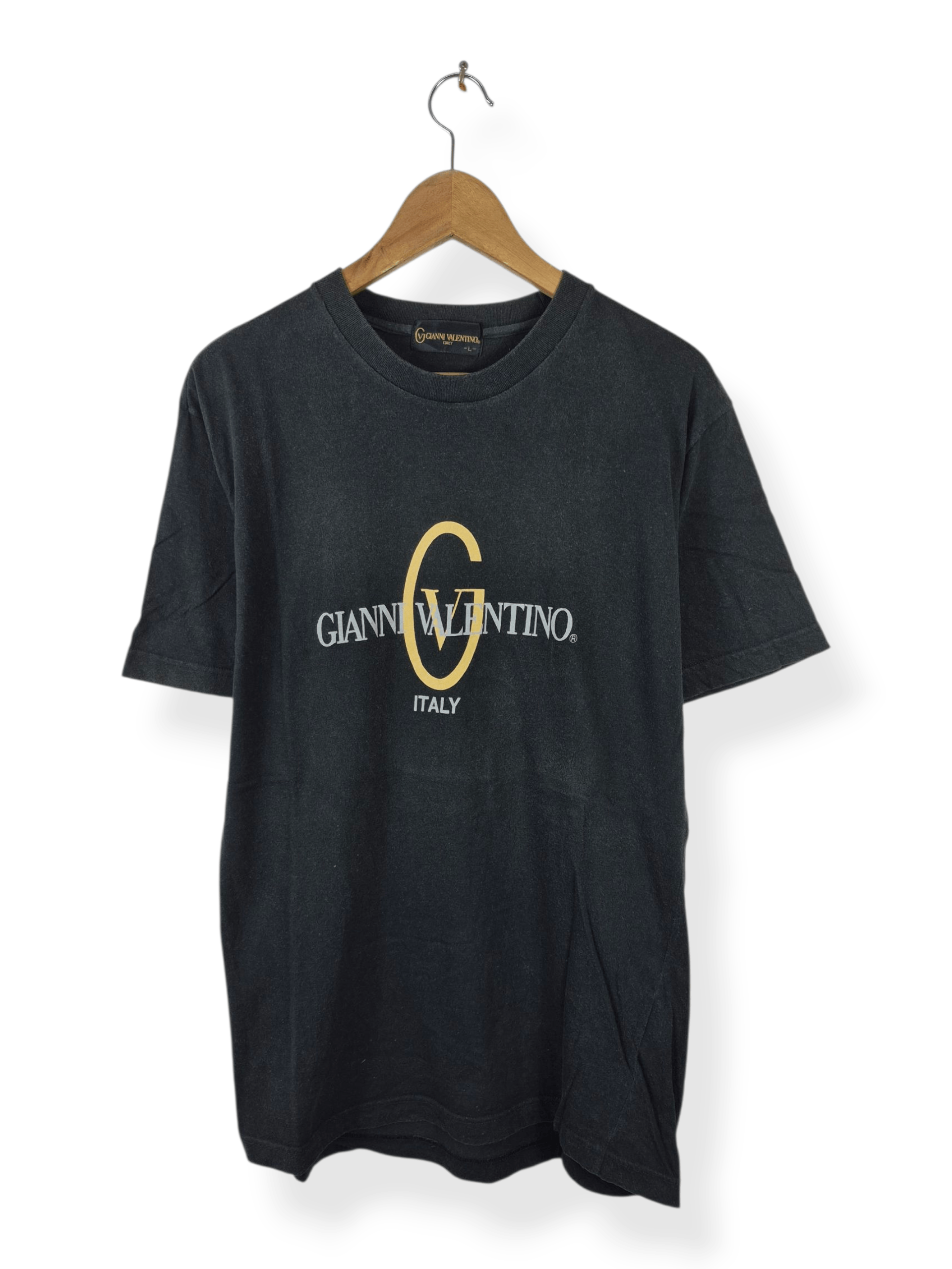 Gianni Valentino 🔥 Gianni Valentino Big Logo Tee Vintage Style Size US M / EU 48-50 / 2 - 1 Thumbnail