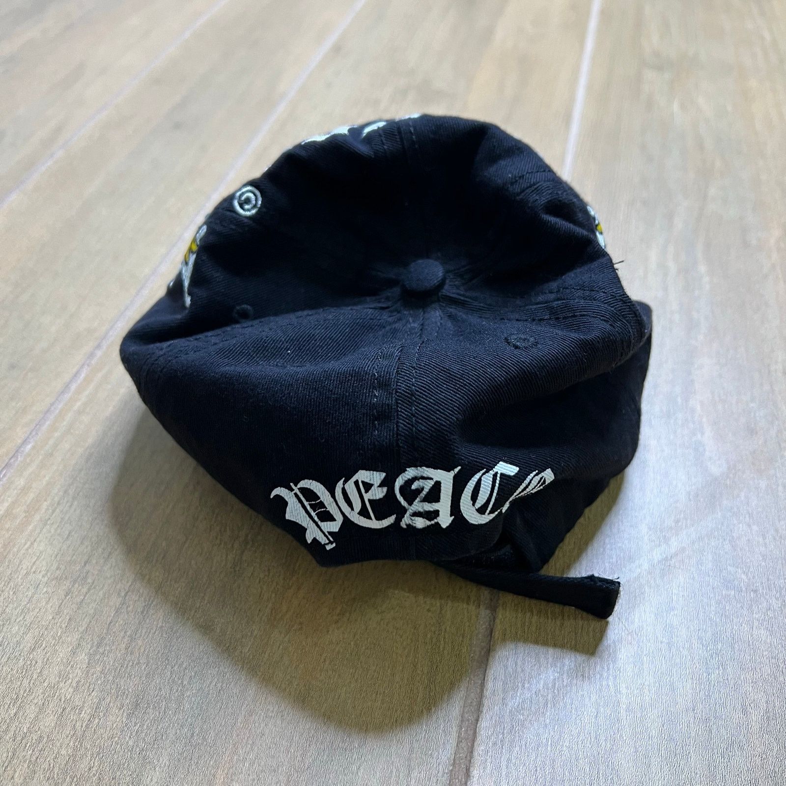 Vintage Y2K baseball cap embroidery peace wings rhinestone women Size ONE SIZE - 4 Thumbnail