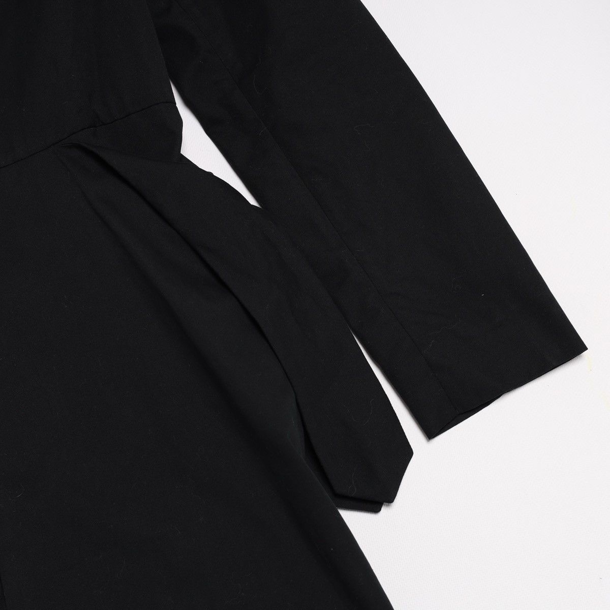 Marni Marni Cotton Open Coat Black With Pockets Long Blazer Jacket Size XS / US 0-2 / IT 36-38 - 12 Thumbnail
