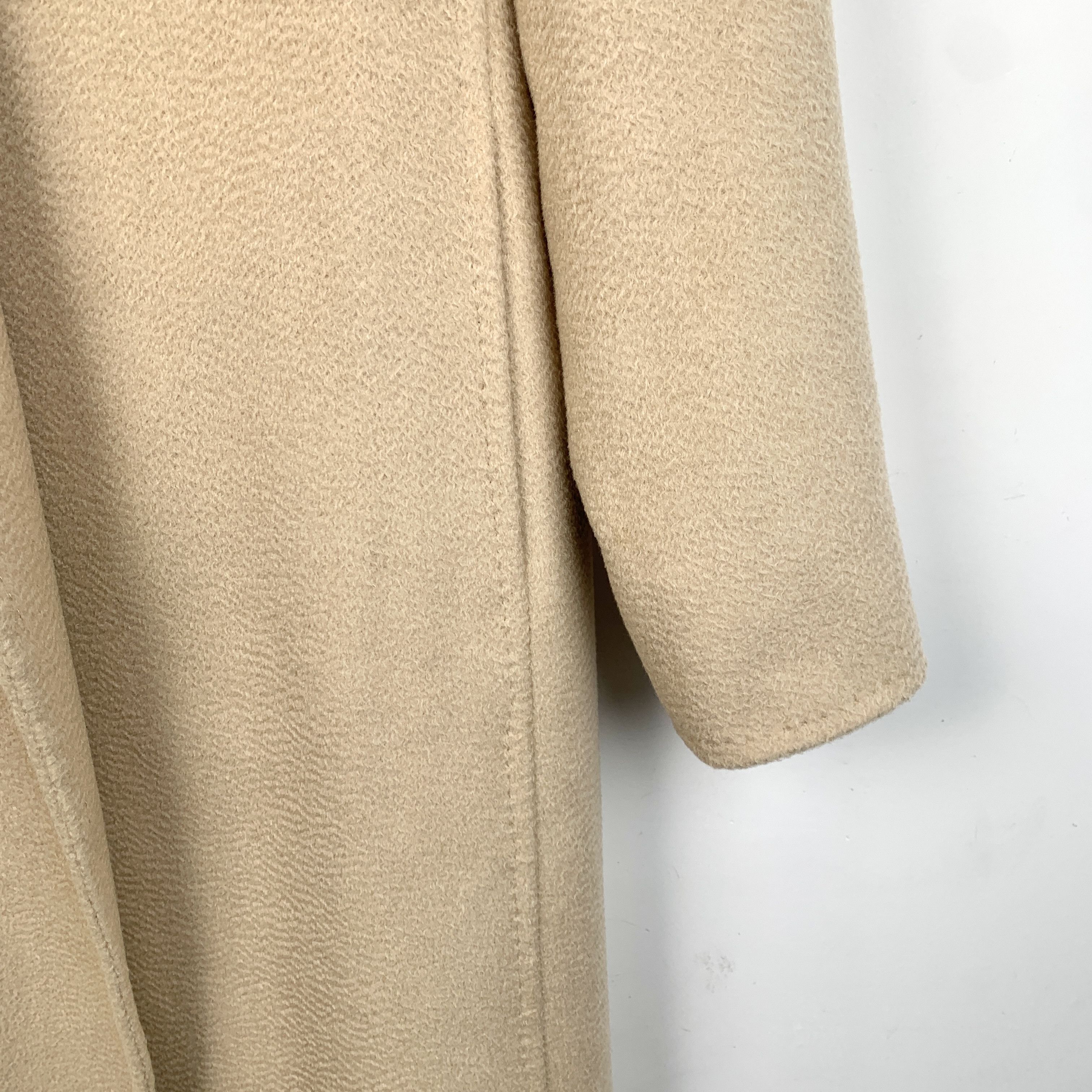 Max Mara MaxMara Camel Hair Belted Coat (Size XXS) Size XXS / US 00 / IT 34 - 5 Thumbnail