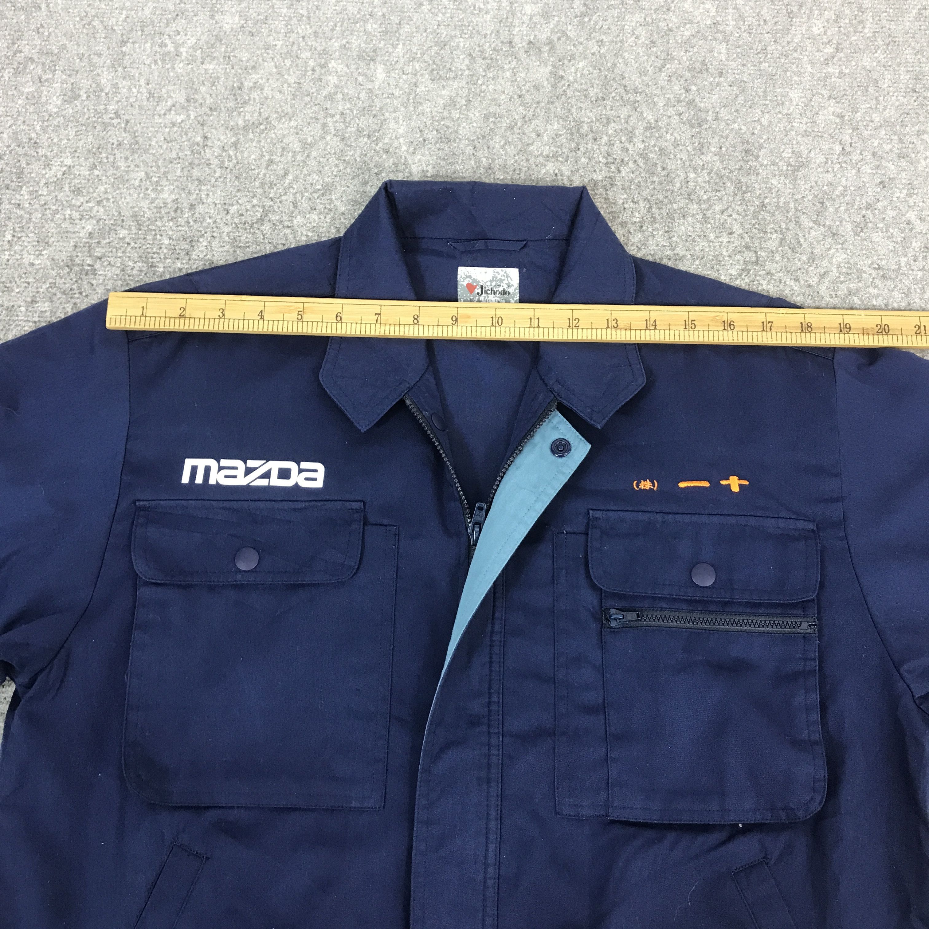 Japanese Brand MAZDA RACING TEAM BLUE UNIFORM CUSTOM JACKET K70B7 Size US L / EU 52-54 / 3 - 6 Thumbnail