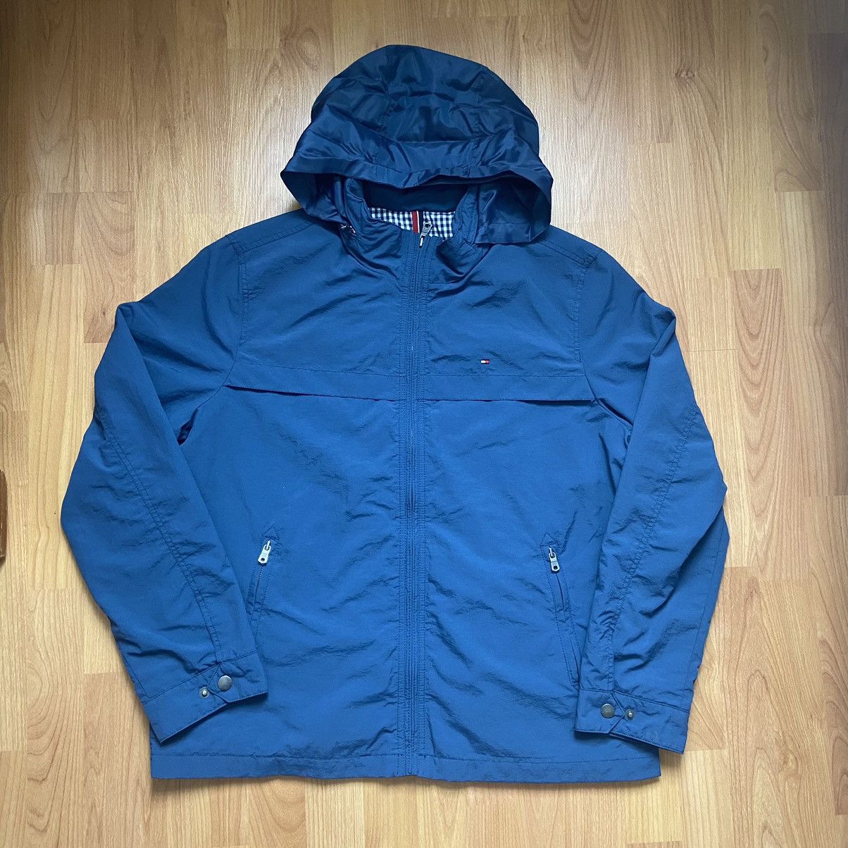 Tommy Hilfiger Tommy Hilfiger Men’s Logo Hooded Zip Up Jacket Size XL Size US XL / EU 56 / 4 - 1 Thumbnail