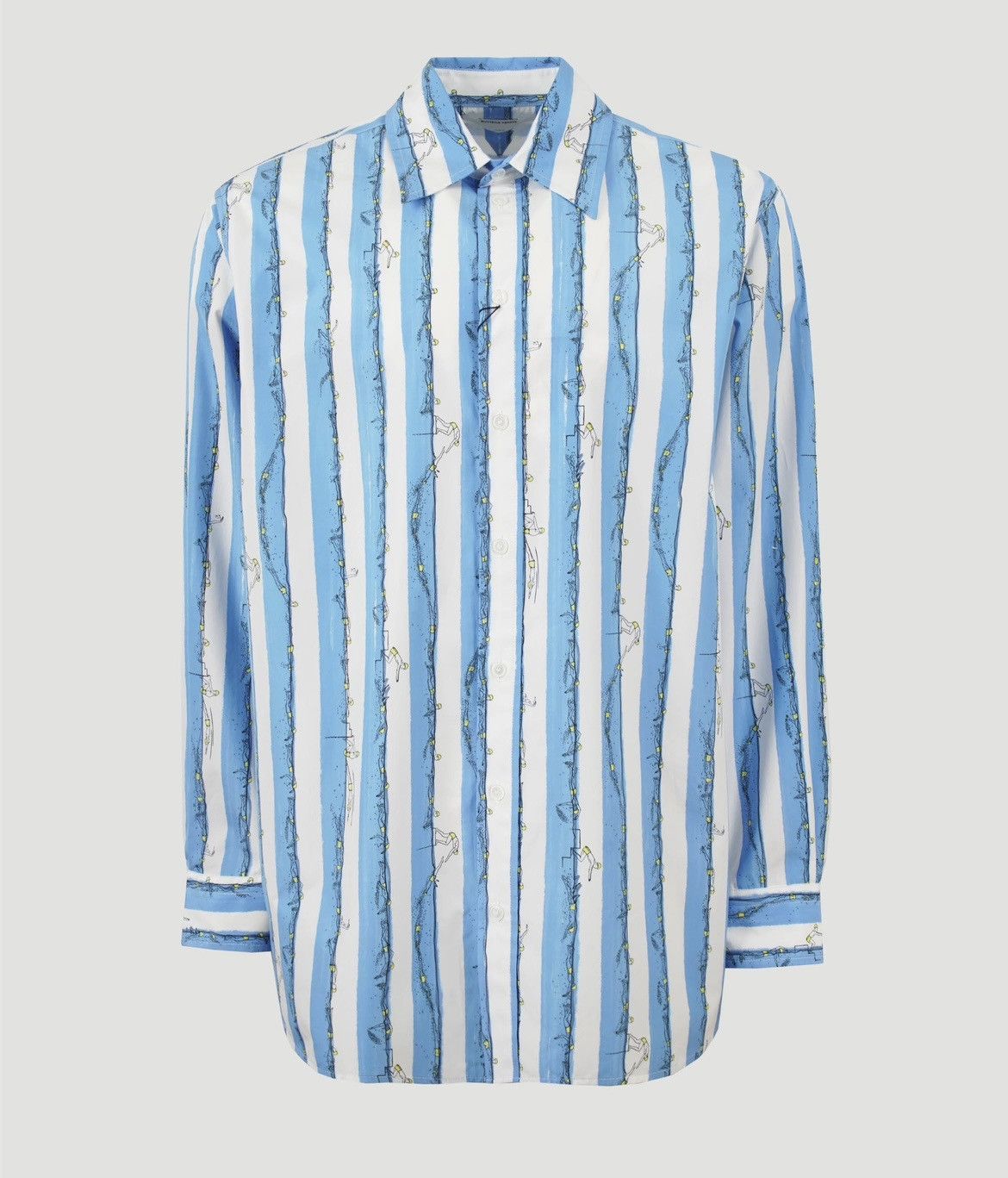 Bottega Veneta Swimmers print cotton shirt Size US XL / EU 56 / 4 - 6 Thumbnail