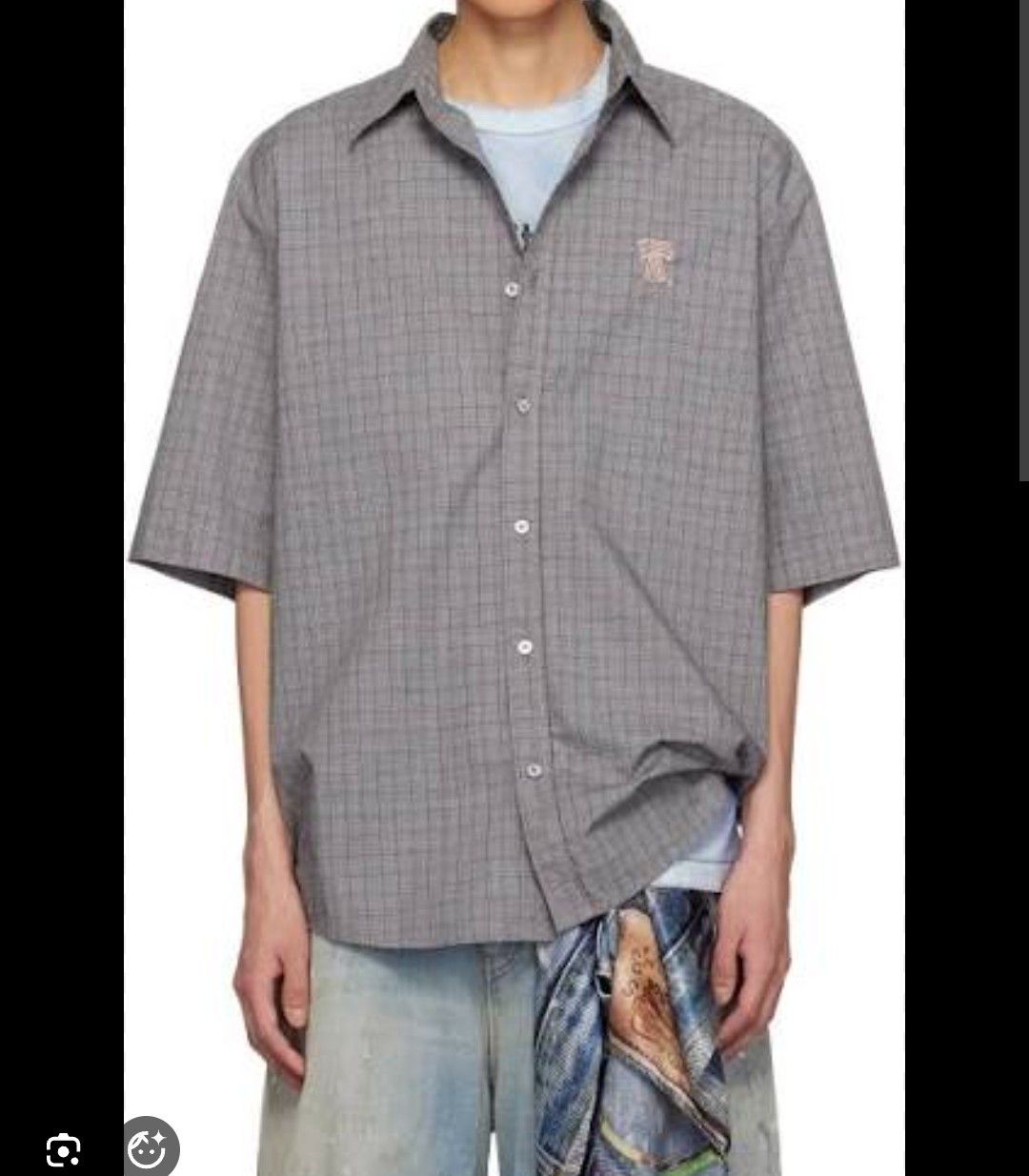 Acne Studios Acne Studios grey button up shirt Size US S / EU 44-46 / 1 - 6 Thumbnail
