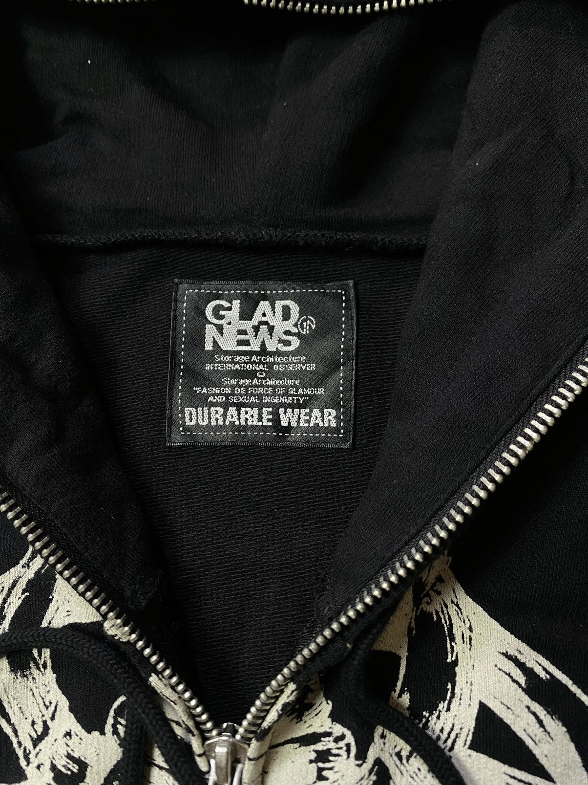 If Six Was Nine Japanes Glad News Studded hoodie Ifsix Gothic Style Size US M / EU 48-50 / 2 - 6 Thumbnail