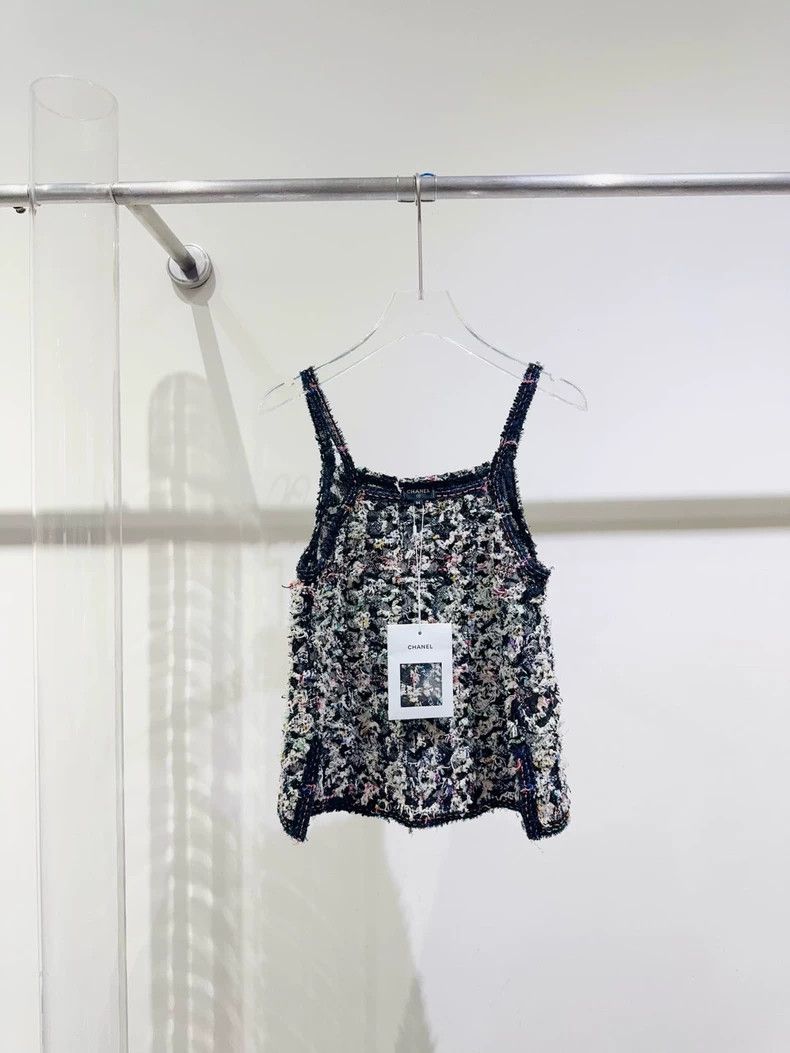 Chanel Chanel 17s Woven Top with Tags - dmc Size US S / EU 44-46 / 1 - 1 Thumbnail
