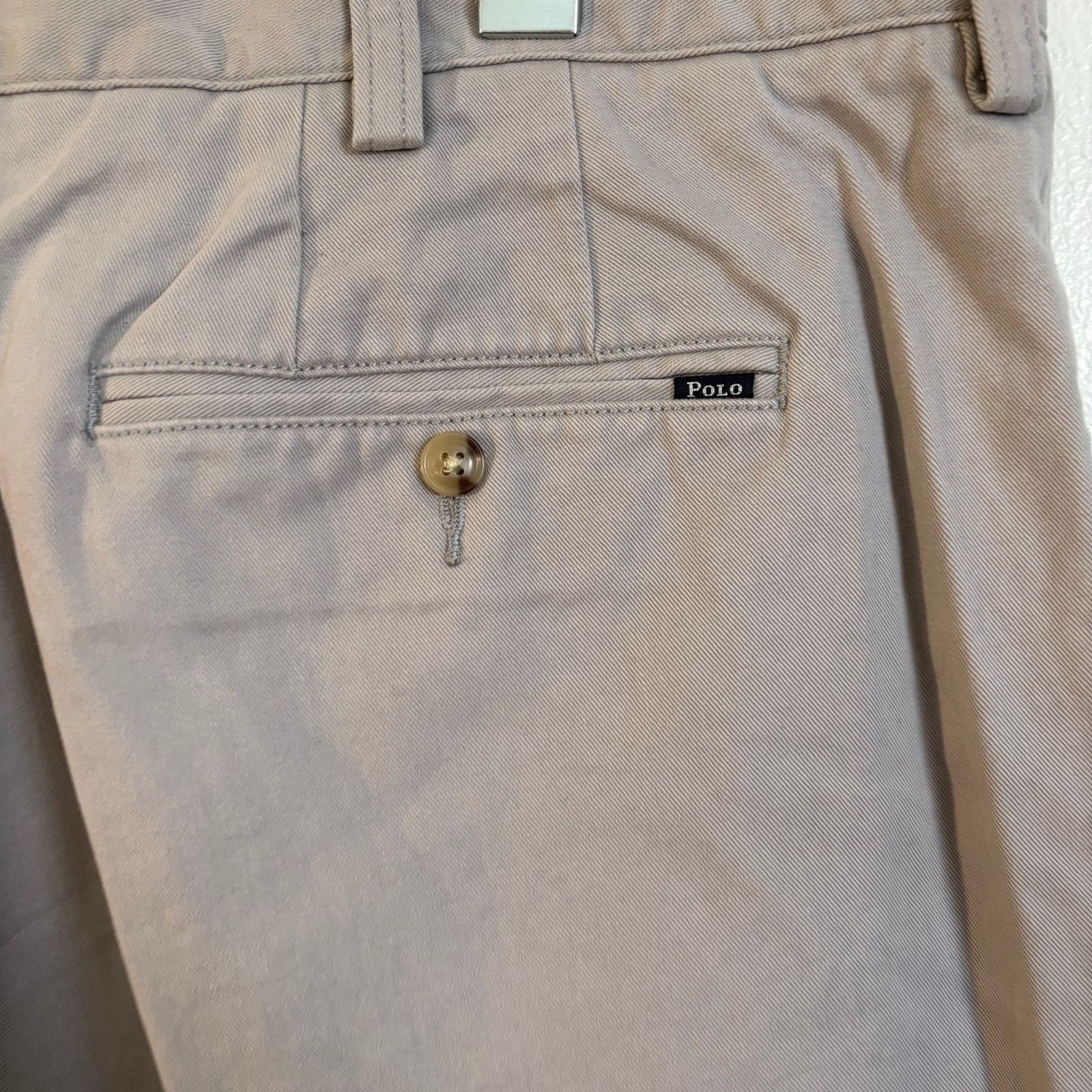 Polo Ralph Lauren Polo Ralph Lauren Light Gray Chino Shorts Size US 40 / EU 56 - 4 Thumbnail