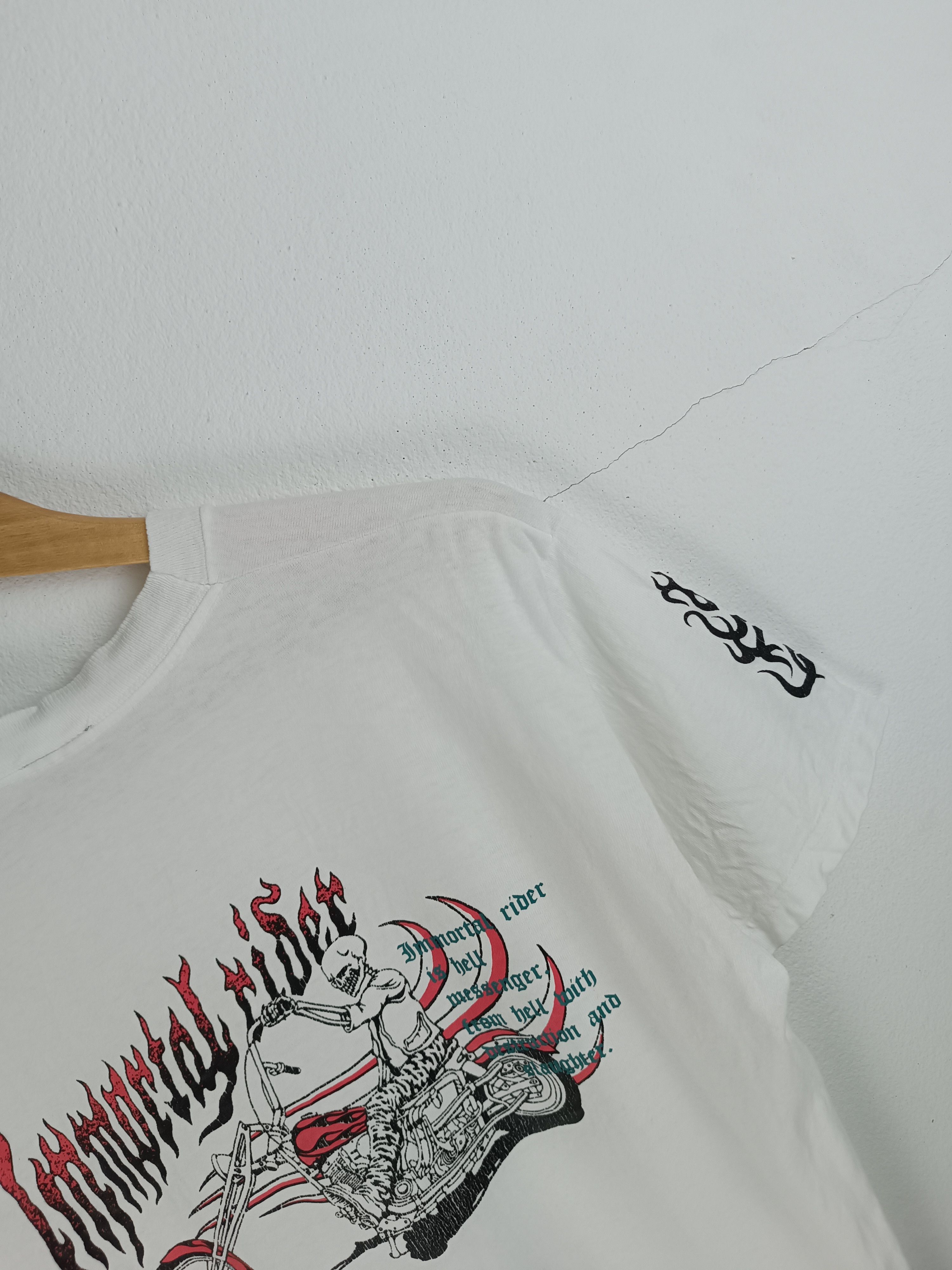 Vintage VINTAGE IMMORTAL RIDER HARLEY WEST COAST CHOPPERS SKULL FIRE Size US M / EU 48-50 / 2 - 11 Thumbnail