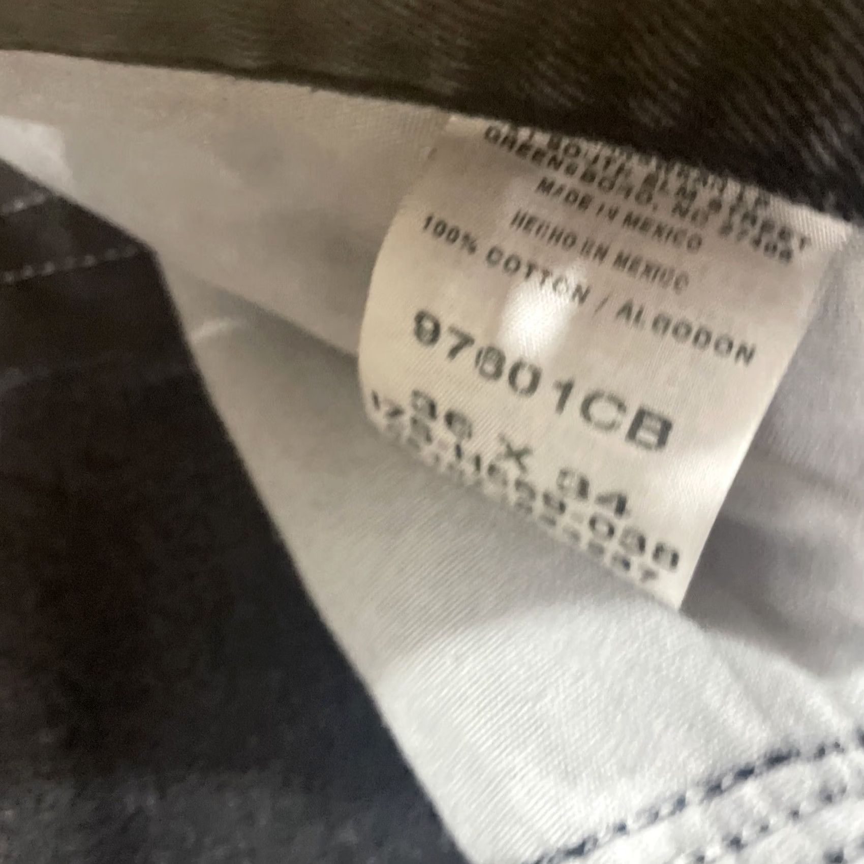 Wrangler VINTAGE Wrangler Jeans Mens 36x32 Relax Y2k Black Fade Wide Straight Denim Jeans Size US 36 / EU 52 - 7 Thumbnail