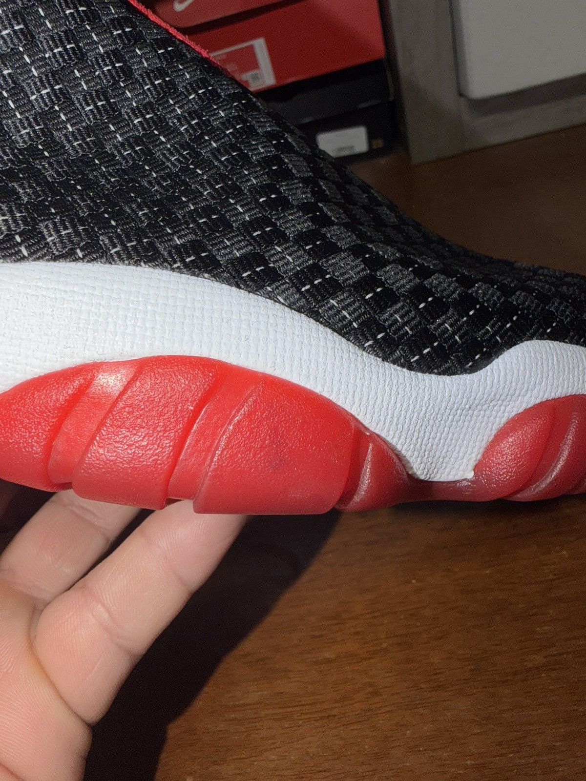 Nike Air Jordan Future Premium Bred size 11 Size US 11 / EU 44 - 10 Thumbnail