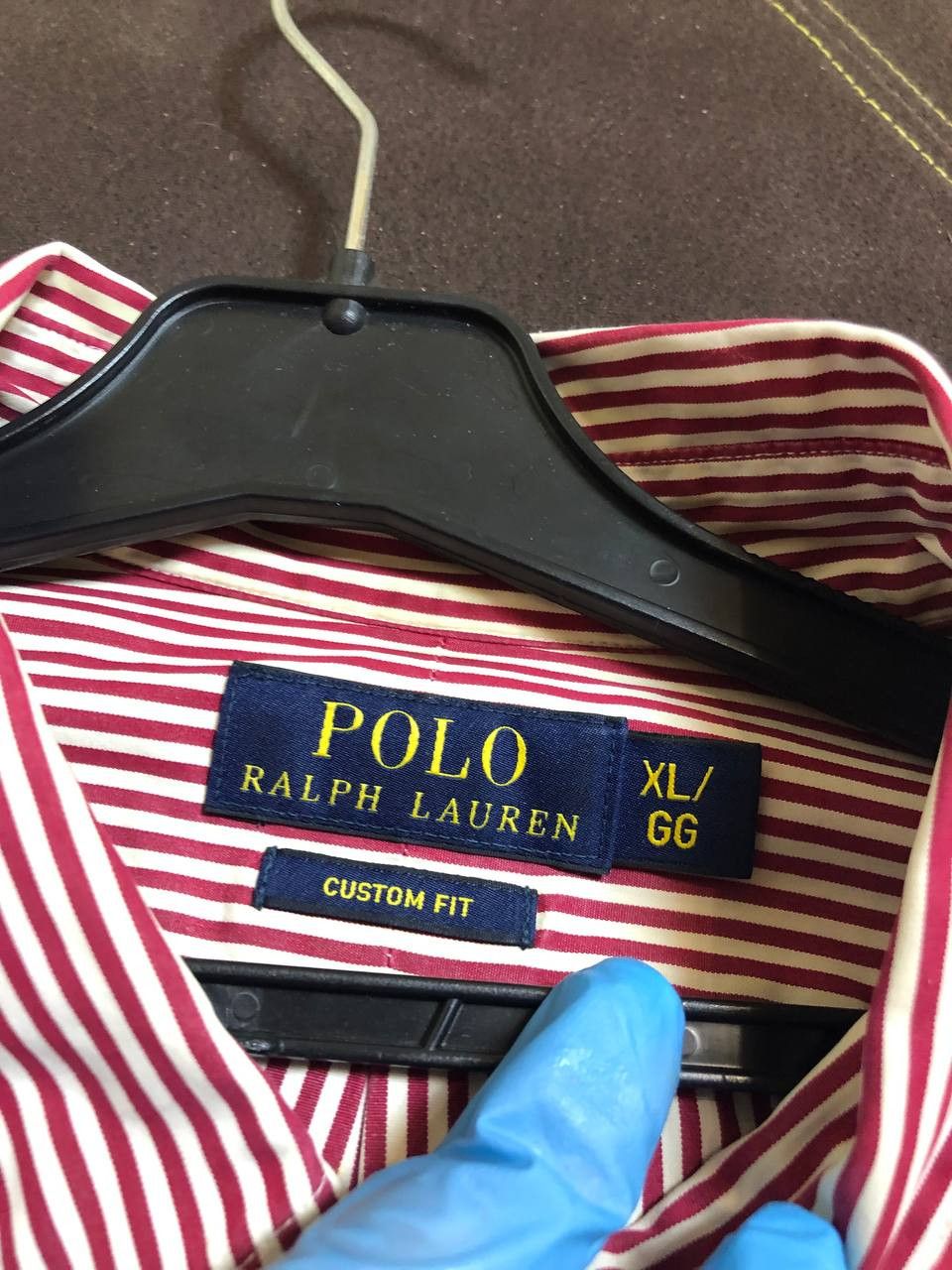 Polo Ralph Lauren Polo Ralph Lauren Classic Red striped Dress sirt Size US XL / EU 56 / 4 - 2 Thumbnail