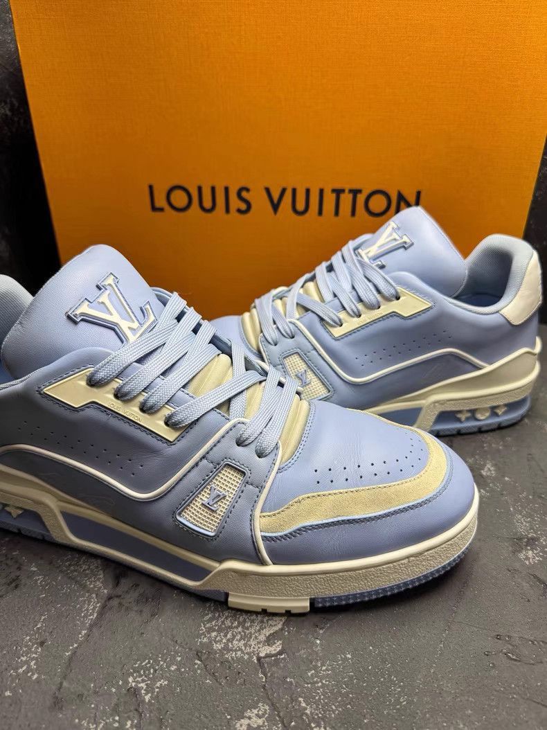 Louis Vuitton Blue Lowtop Sneakers Size 8.5 Size US 8.5 / EU 41-42 - 1 Thumbnail
