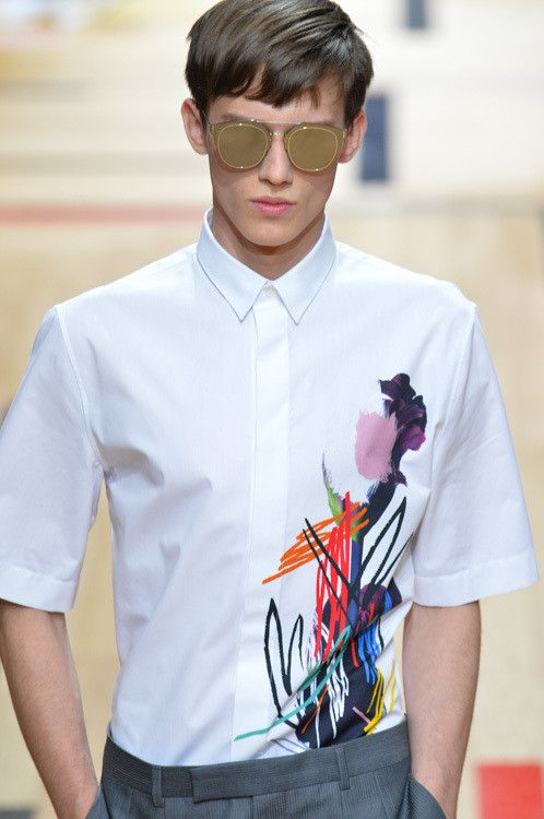 Dior Dior Scrible Shirt Size US M / EU 48-50 / 2 - 1 Thumbnail