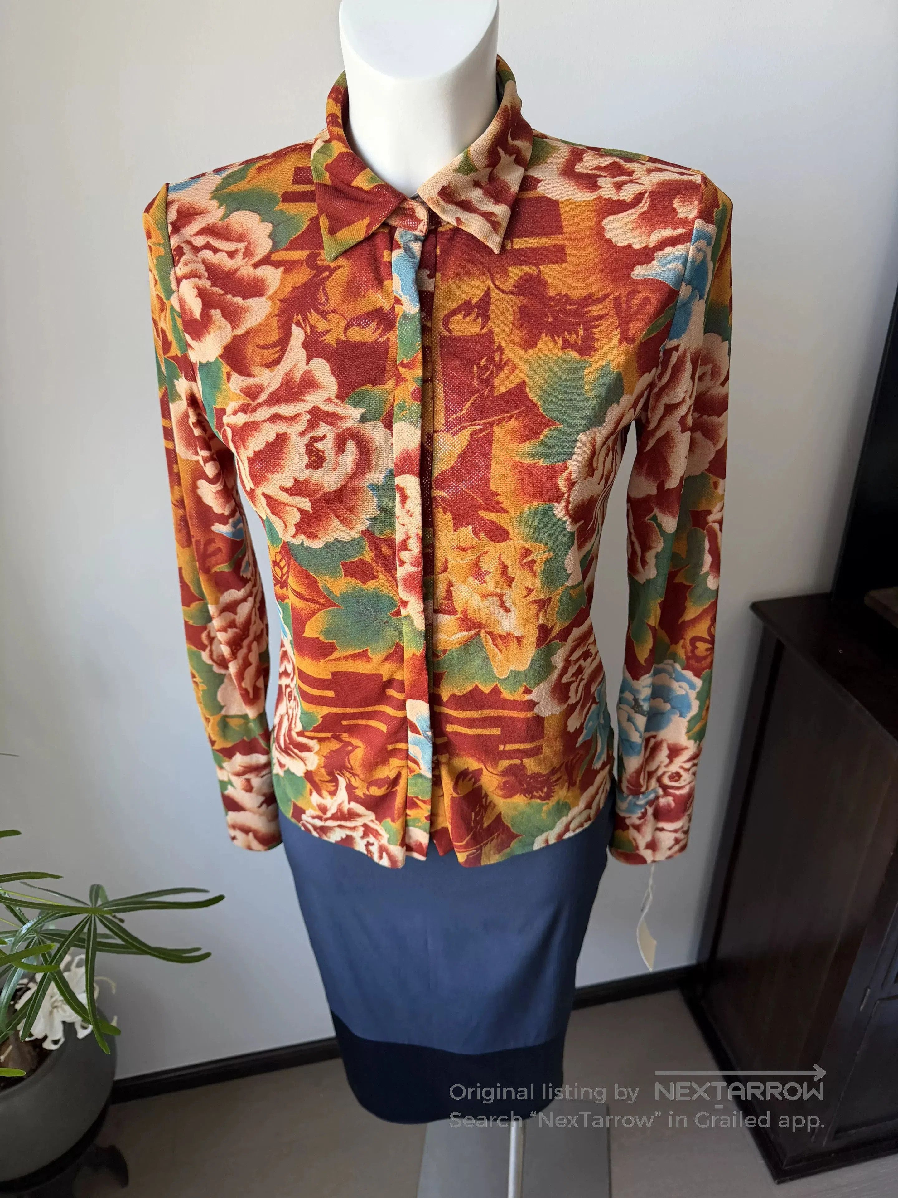 Vivienne Tam Vivienne Tam Colorful Patterned Shirt. Size S / US 4 / IT 40 - 5 Thumbnail