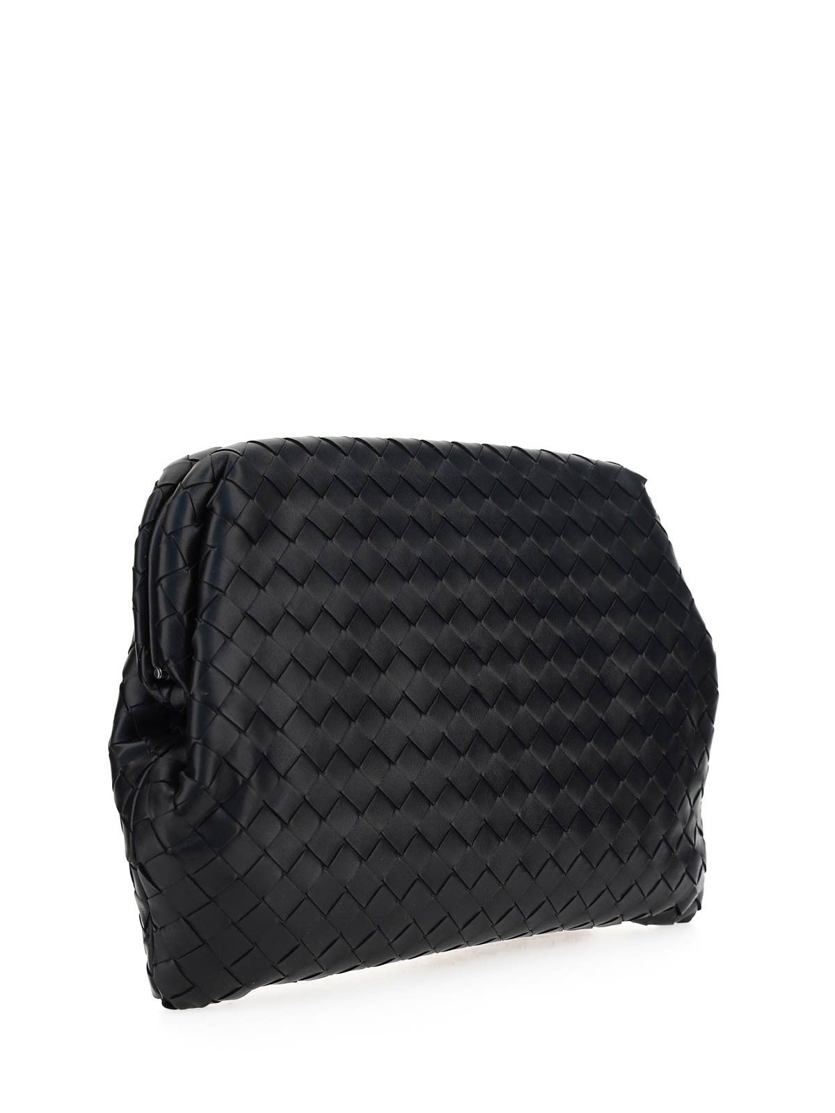 Bottega Veneta o1w1db10525 Size: OS / Clasp Pouch in Black Size ONE SIZE - 2 Thumbnail