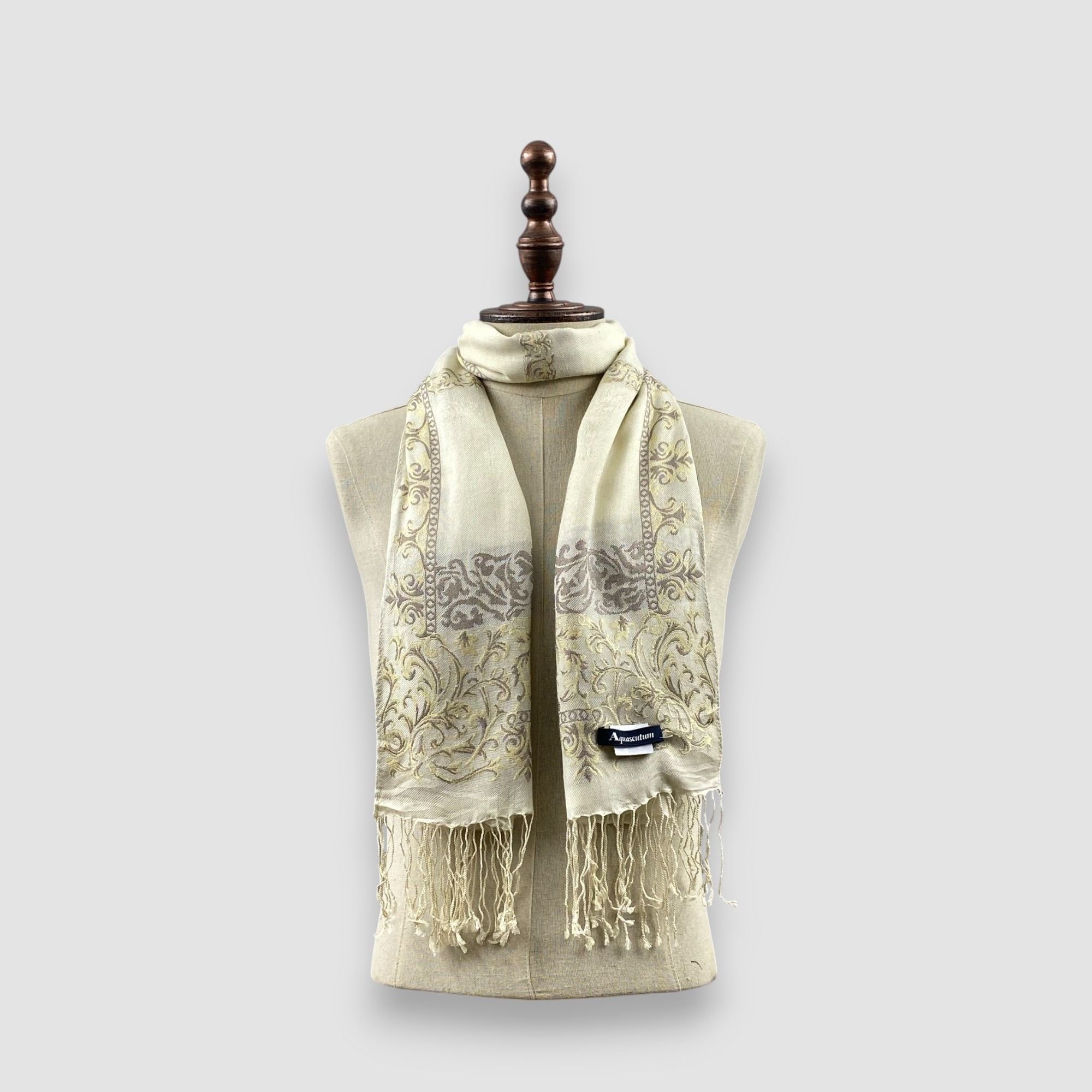 Aquascutum Vintage Aquascutum Scarf Muffler Wool Shawl Wraps Scarves Size ONE SIZE - 1 Thumbnail