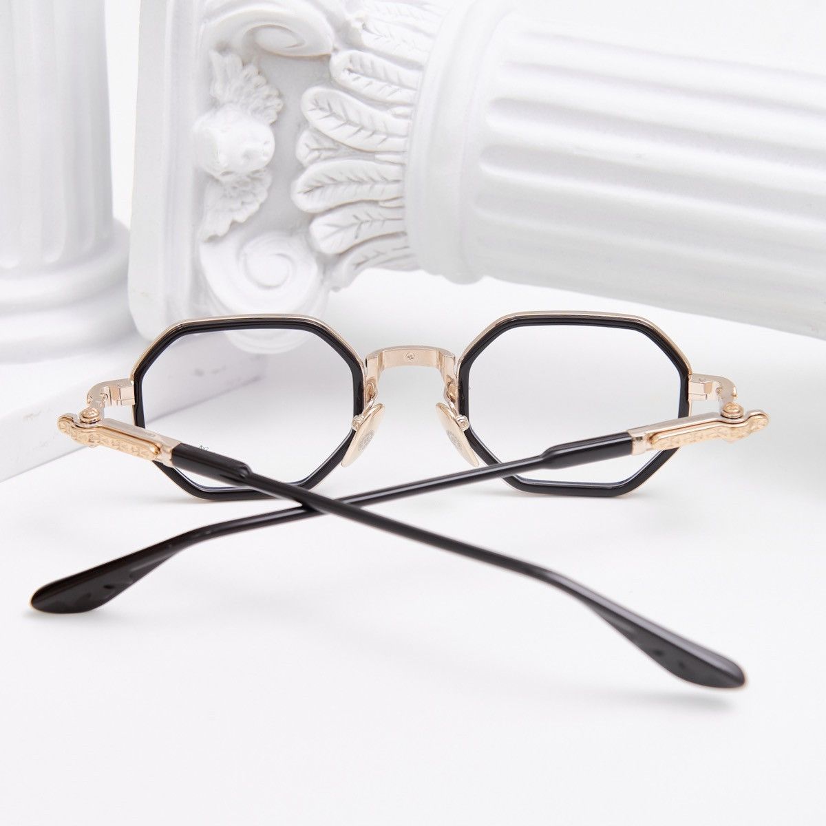 Chrome Hearts CHROME HEARTS TATTERS CLASSIC BROWN - GOLD PLATED GLASSES Size ONE SIZE - 7 Thumbnail