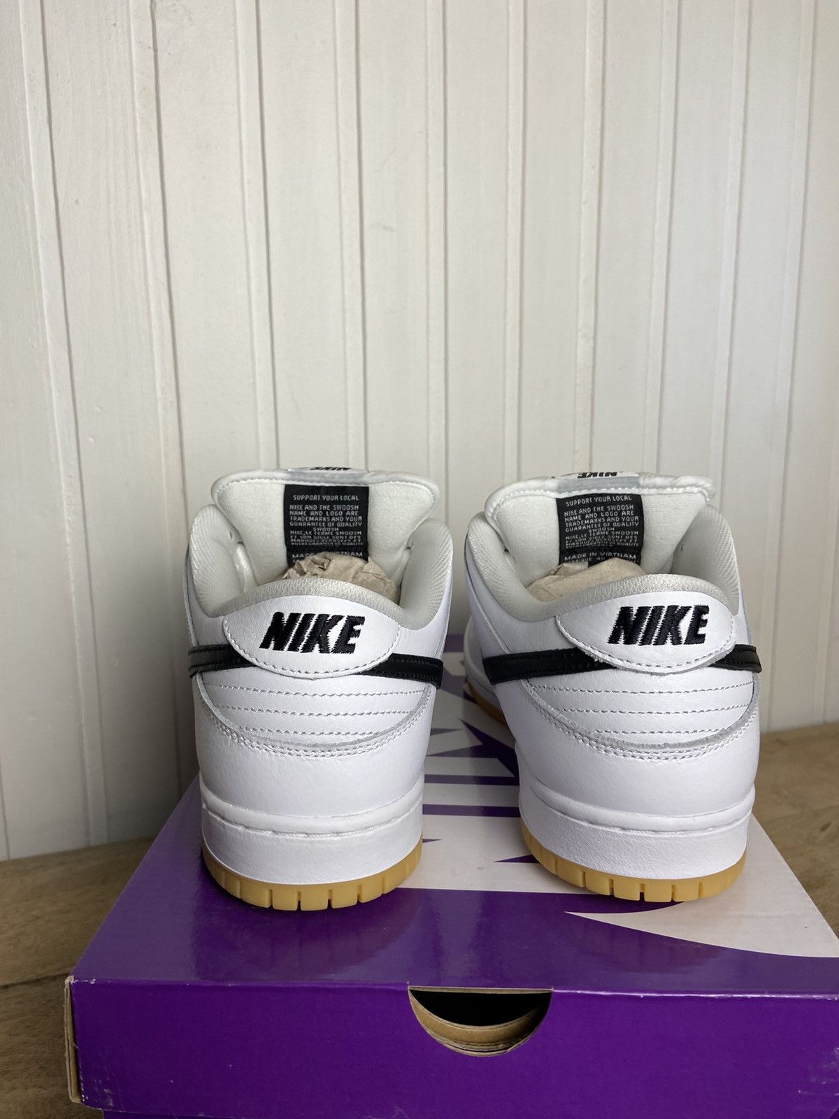 Nike New Nike SB Dunk Low Pro "White Gum" authentic Size 10,5US Size US 10.5 / EU 43-44 - 6 Thumbnail