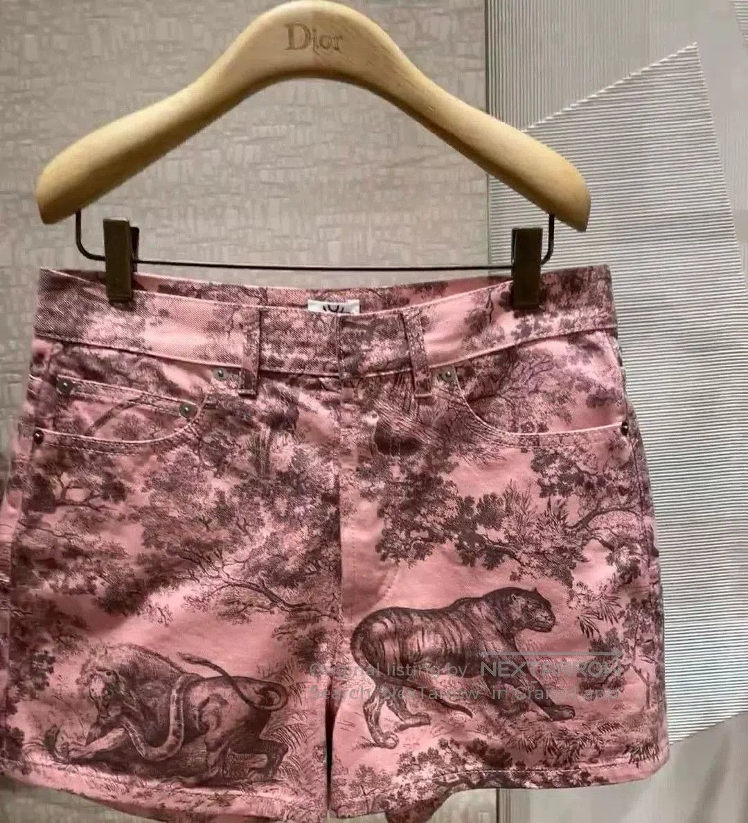 Dior Dioriviera Sauvage Toile Print Shorts.