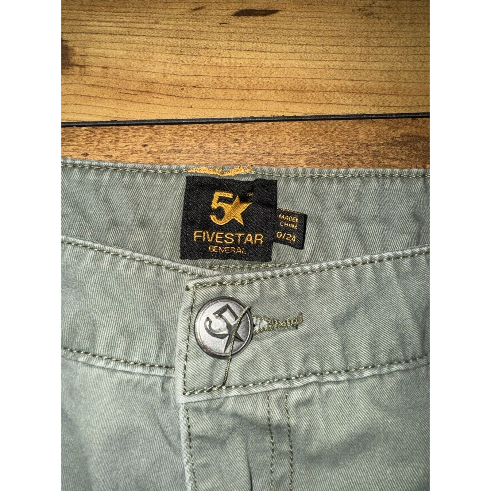 Japanese Brand × Vintage Five Star General Women’s Cargo Pants Olive Green 26x28 Size 26" / US 2 / IT 38 - 6 Thumbnail