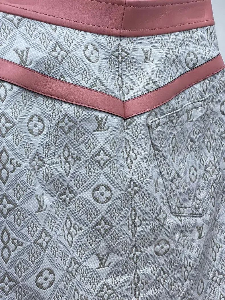 Louis Vuitton Louis Vuitton 1854 Collection Patchwork Skirt Size 33" - 4 Thumbnail