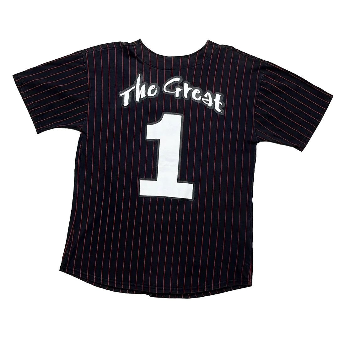 Vintage The Rock WWF 90s Vtg Wrestling Baseball Shirt Logo Jersey Size US L / EU 52-54 / 3 - 2 Thumbnail