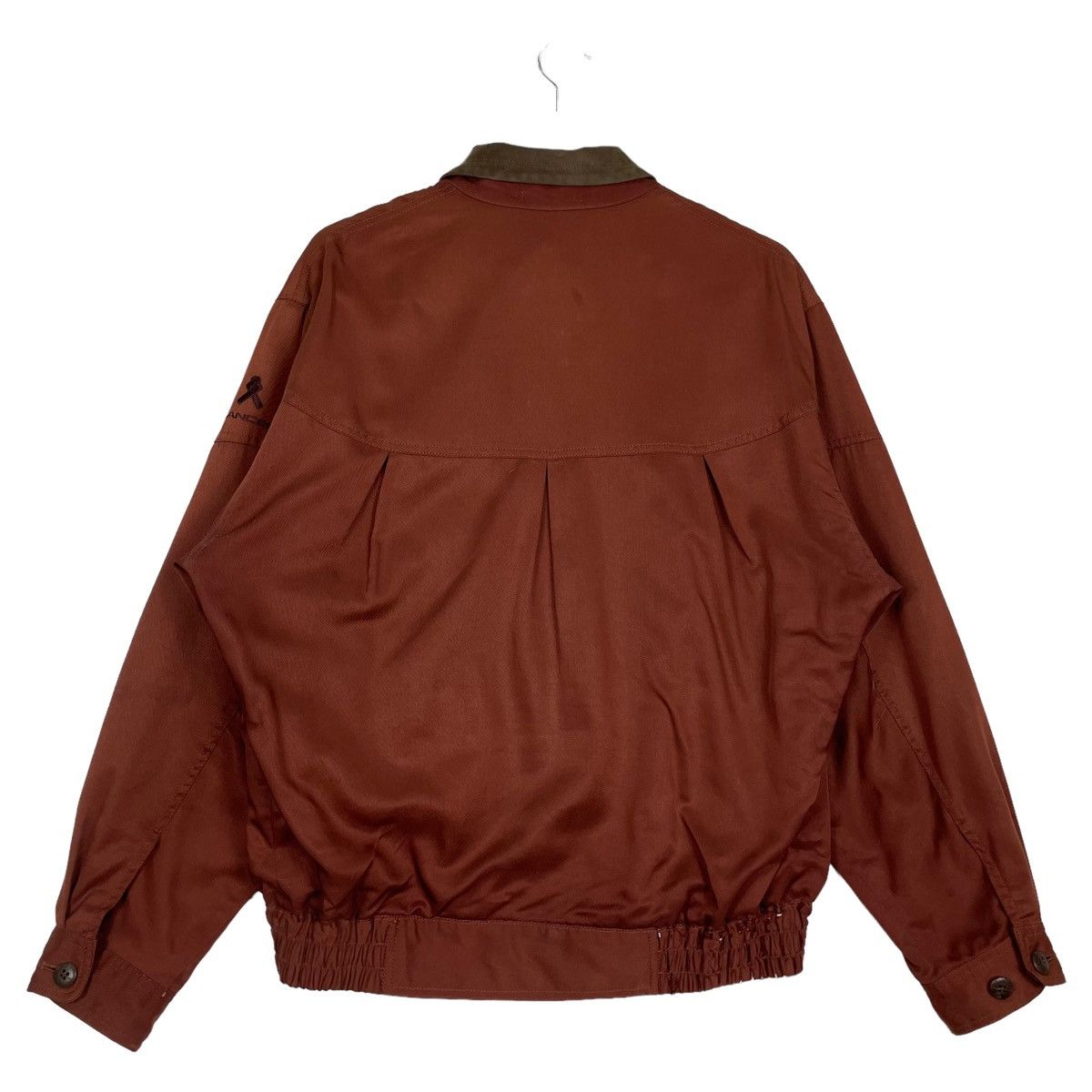 Designer × Lancel 💥80s LANCEL CITY BOMBER ORANGE BRICK Size US M / EU 48-50 / 2 - 8 Thumbnail