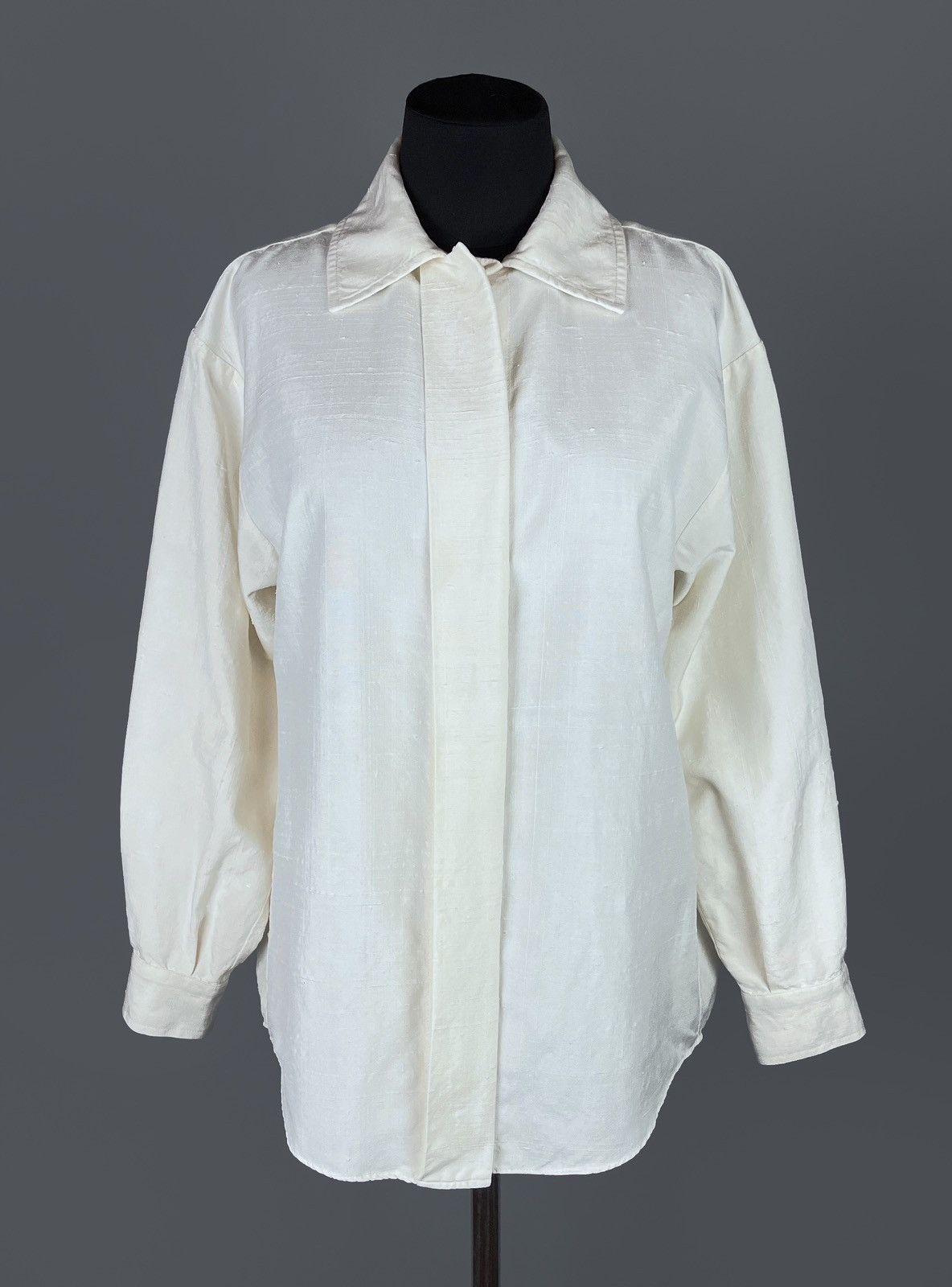 Vintage Vintage 80s Yves Saint Laurent Rive Gauche Linen Shirt Sz 38 Size S / US 4 / IT 40 - 8 Thumbnail